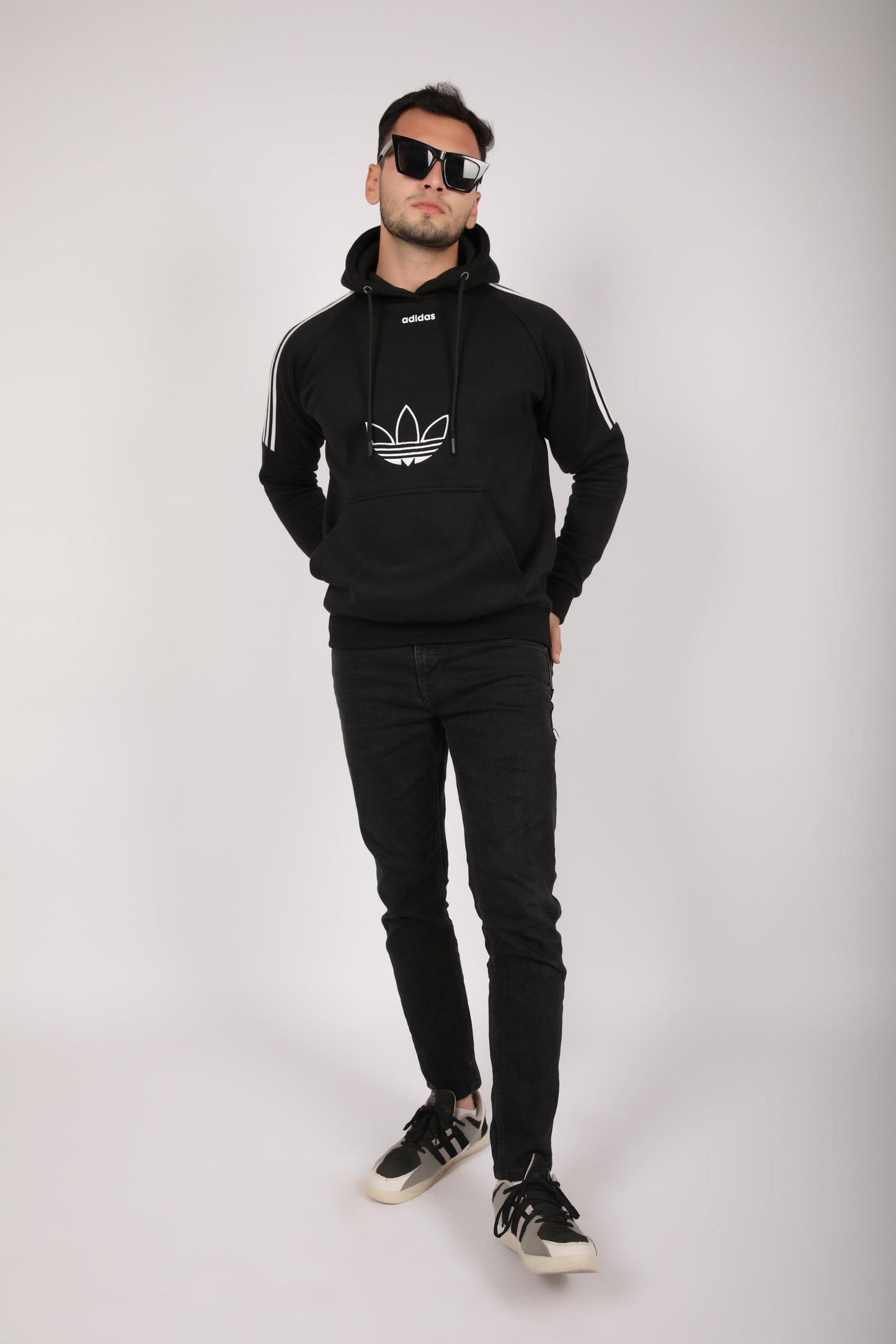 Adi EMB Hoodie - Black