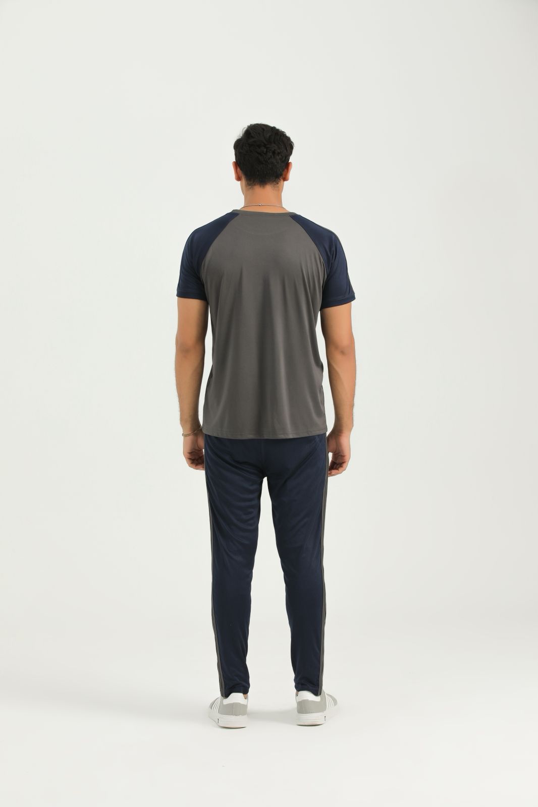 Adi Grey Navy Summer Tracksuit