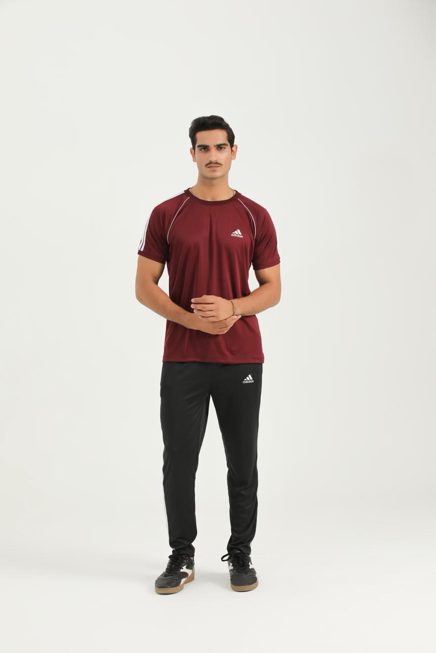 Adi Tri-liner Mehroon-N-Summer Tracksuit