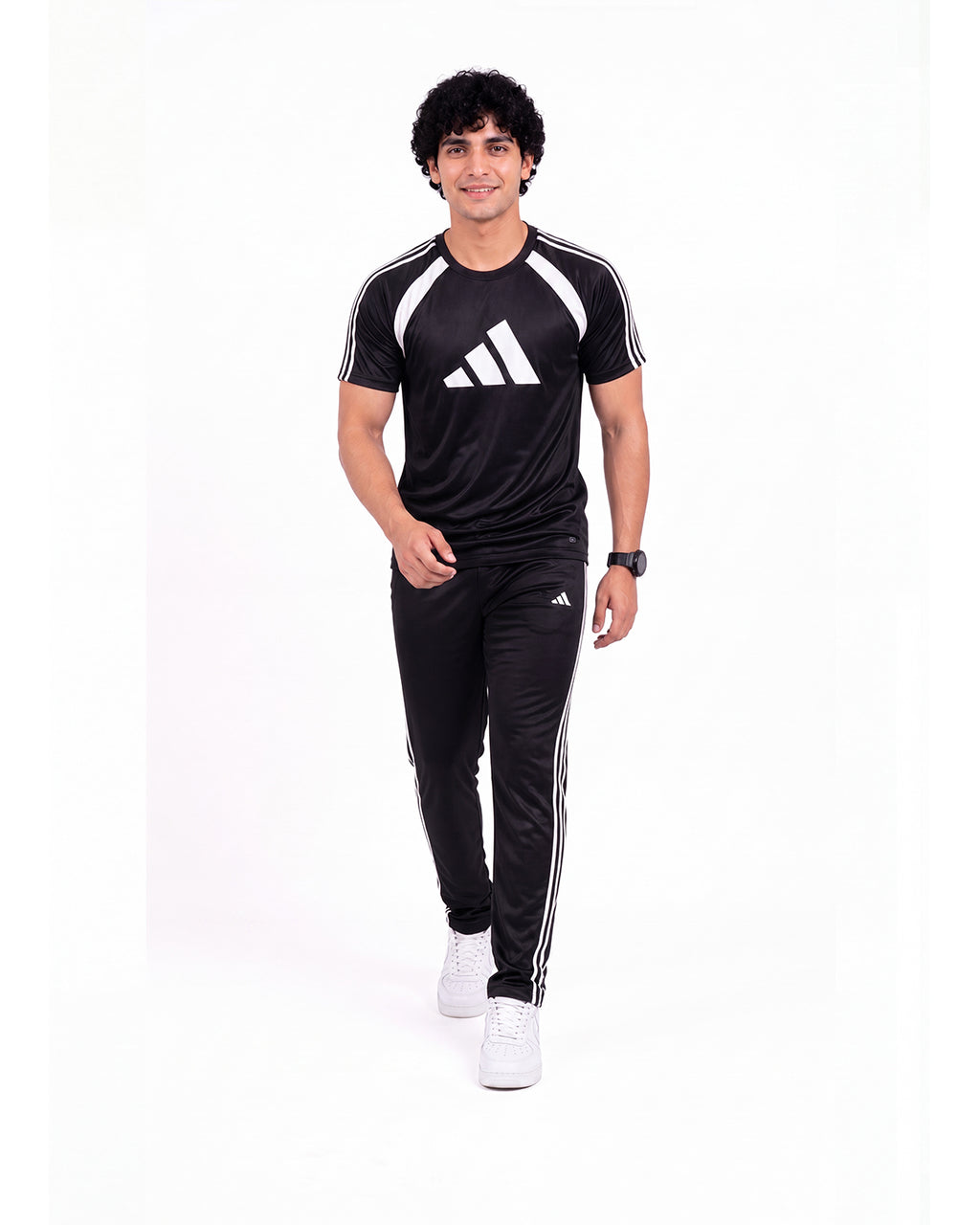 Adi Big Black White S26 Tracksuit-Summer