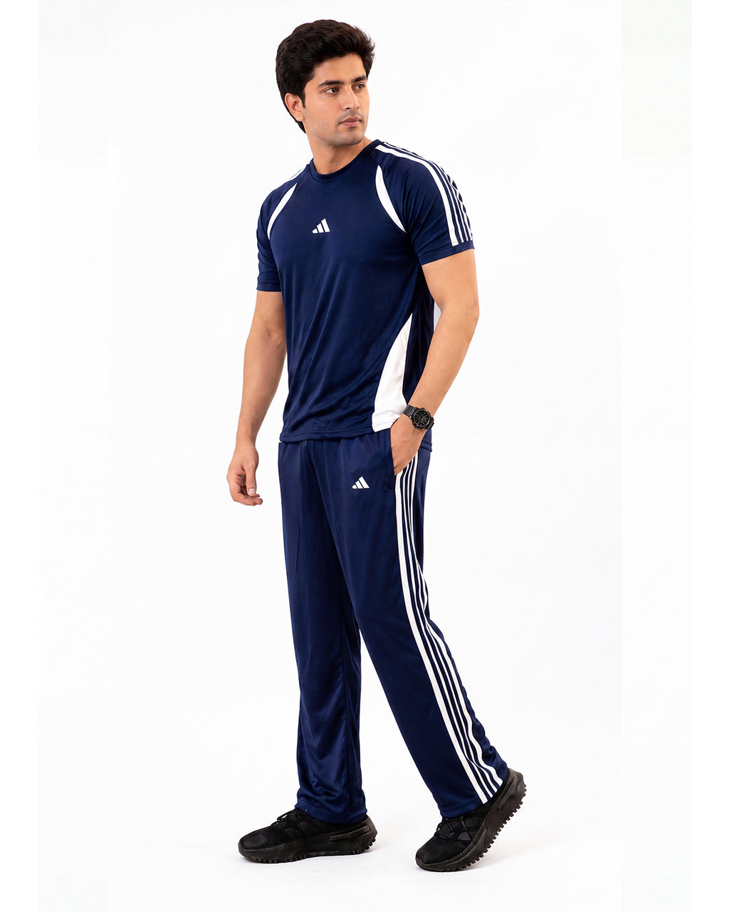 Adi Navy White S26 Tracksuit-Summer