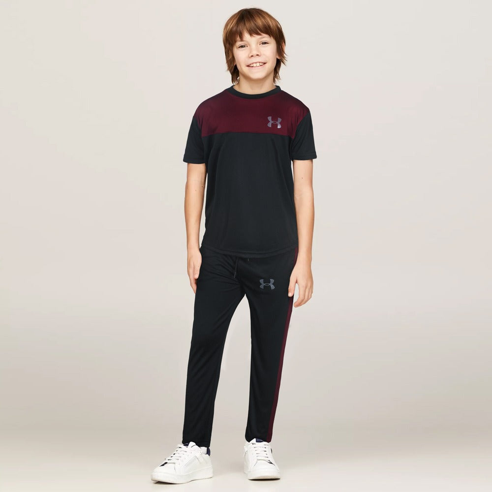 UA drifit Mehroon Tracksuit - Kids