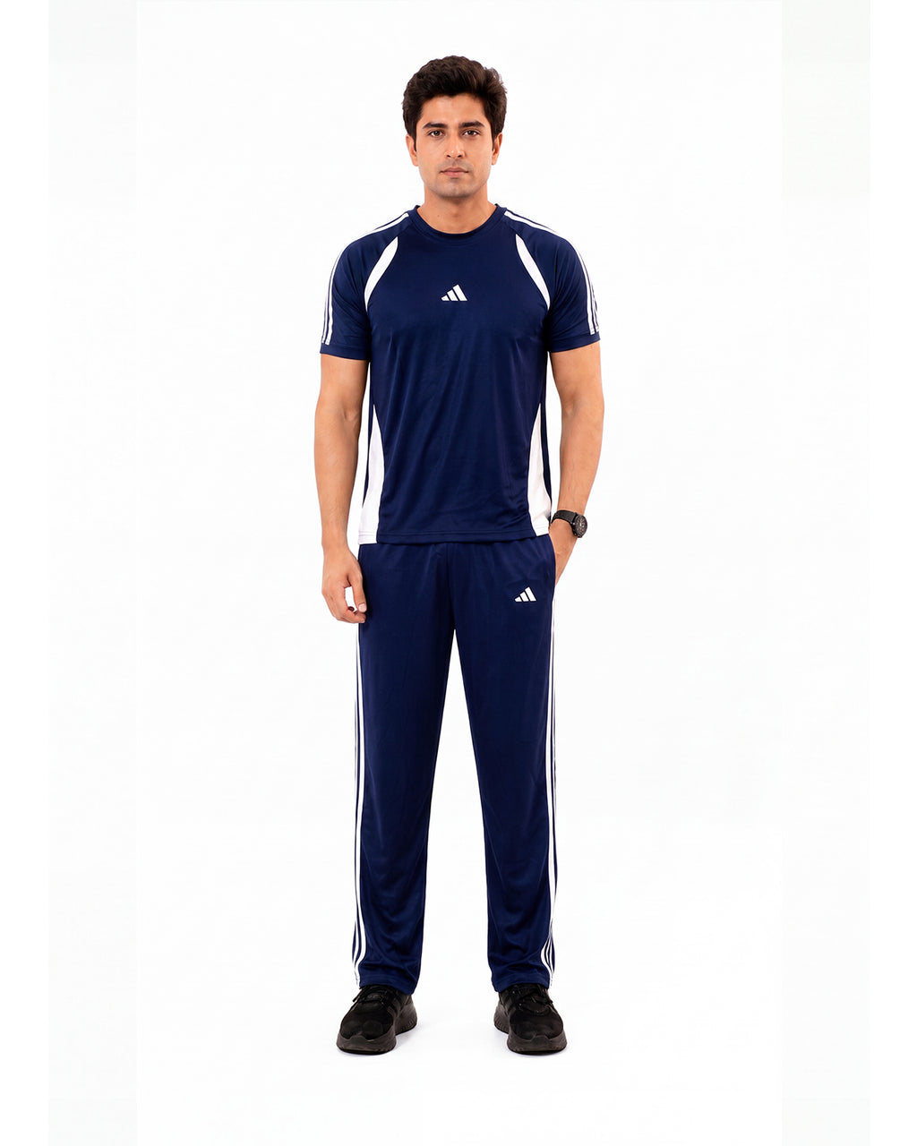 Adi Navy White S26 Tracksuit-Summer
