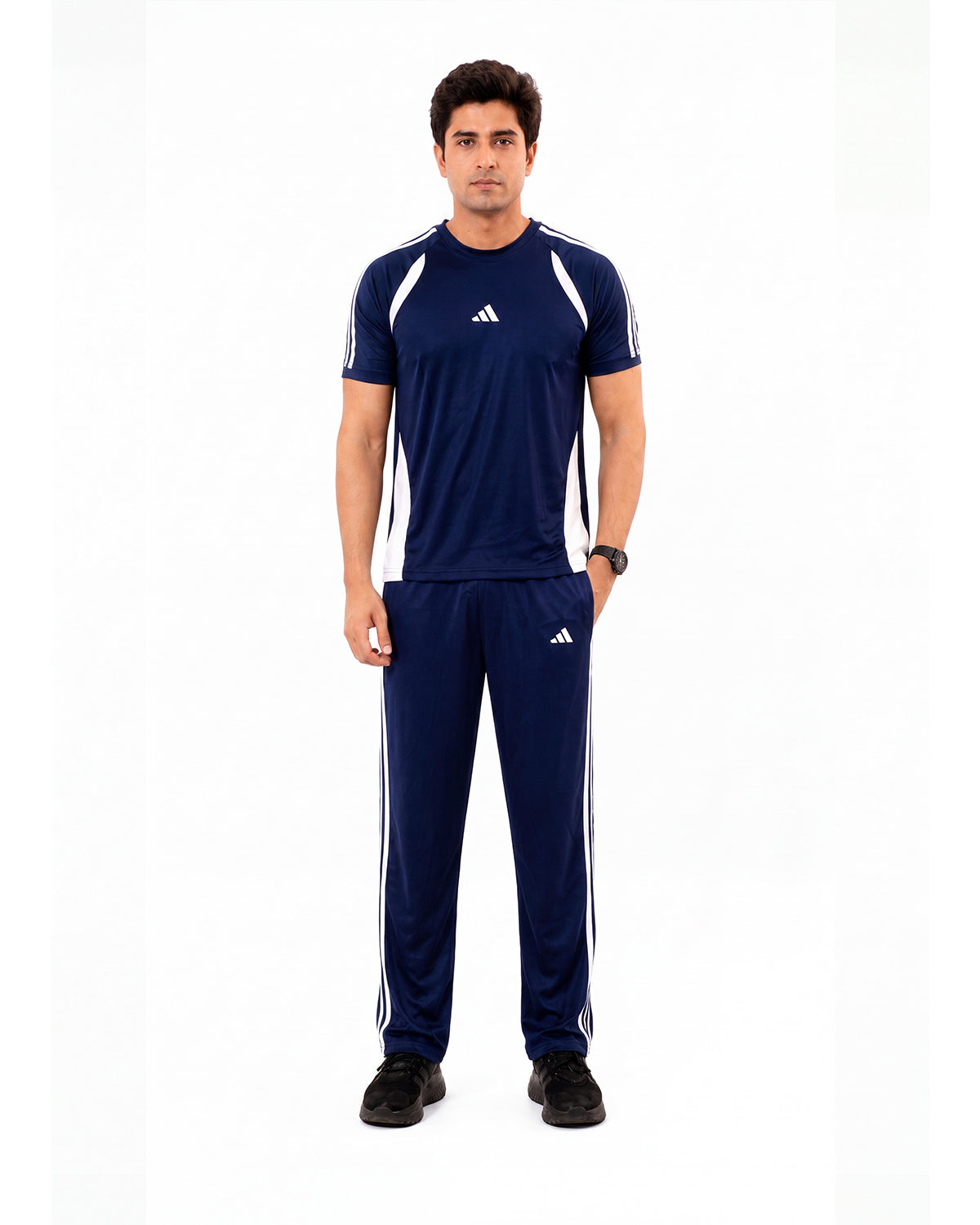 Adi Navy White S26 Tracksuit-Summer