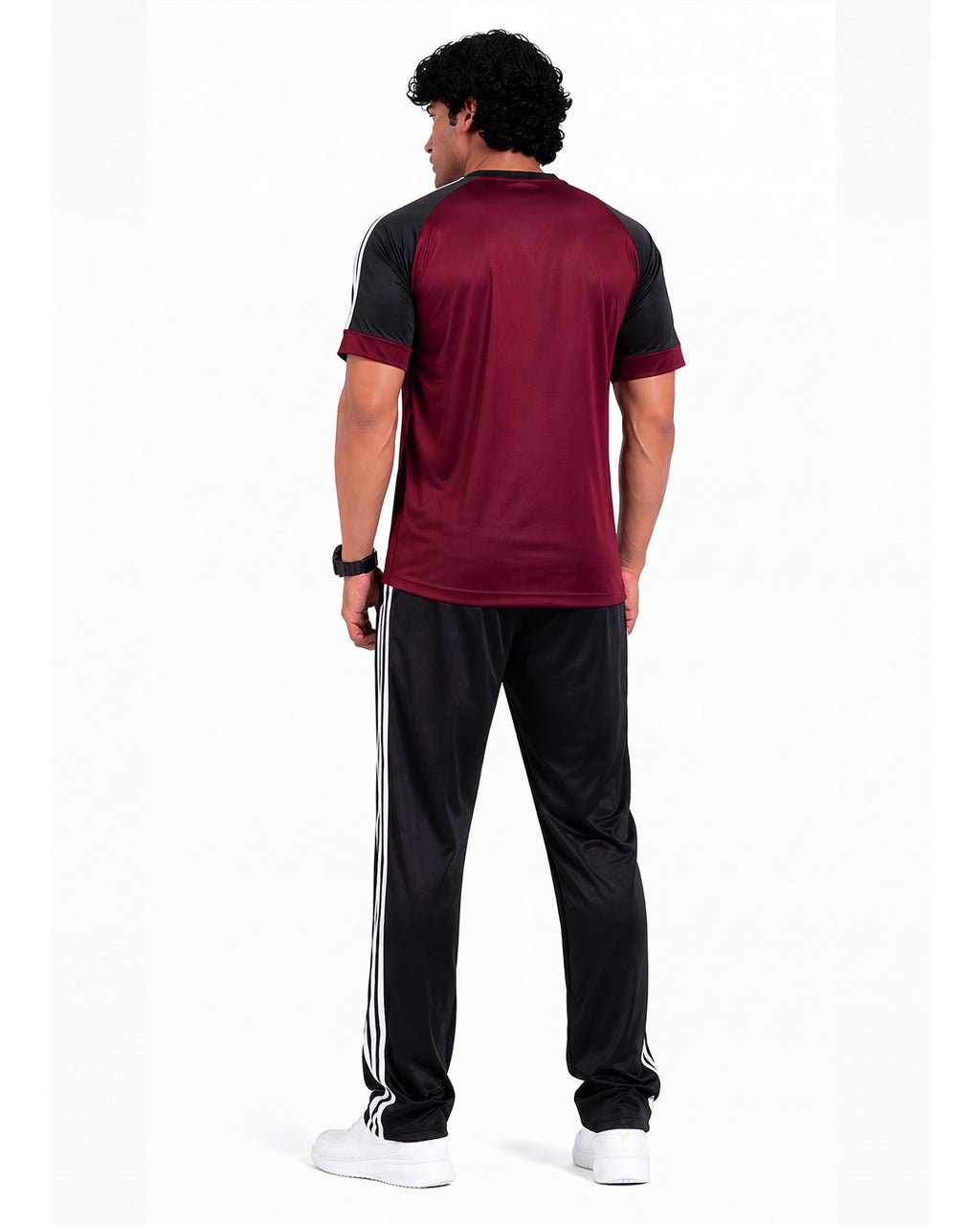 Adi Mehroon Black S26 Tracksuit-Summer