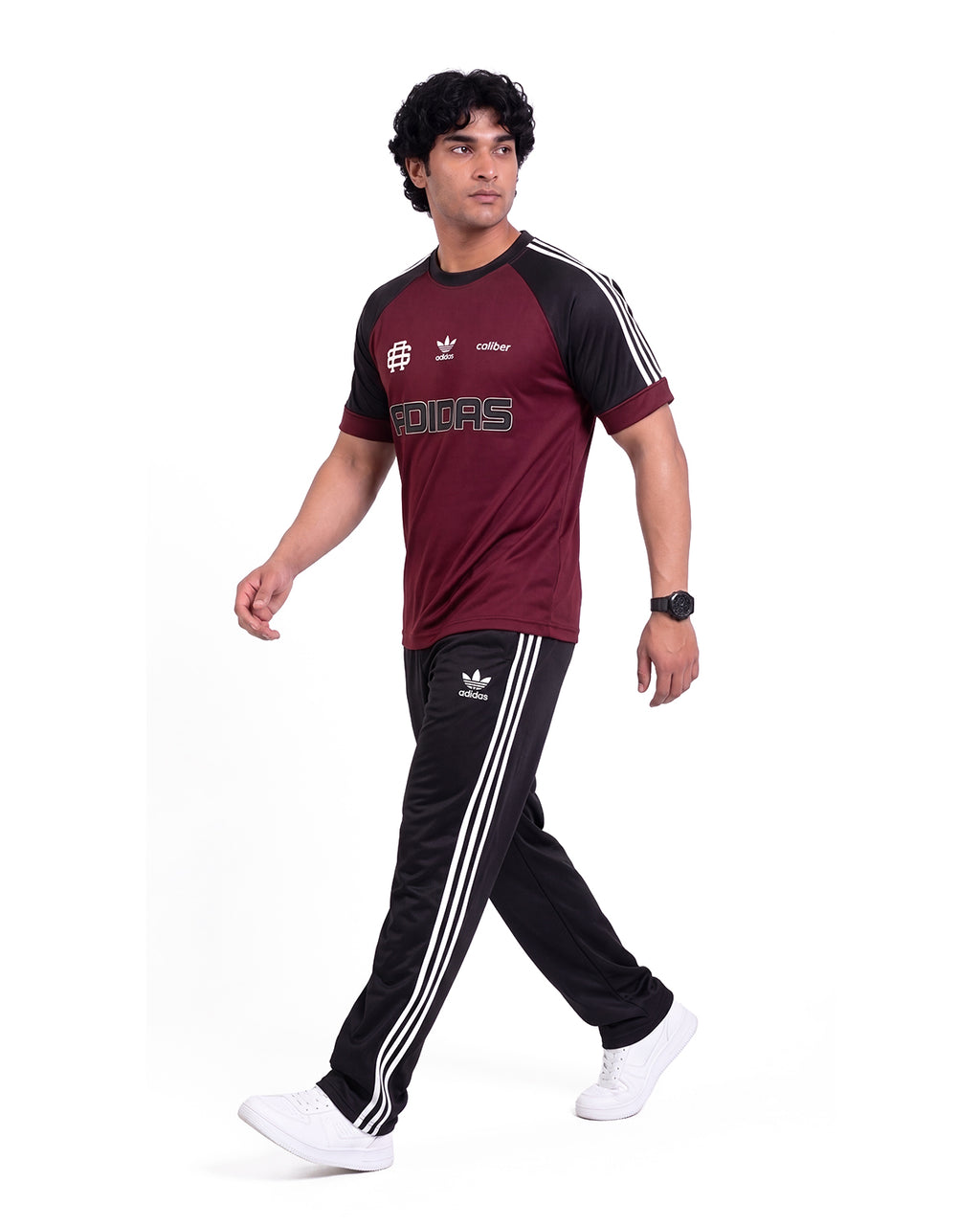Adi Mehroon Black S26 Tracksuit-Summer