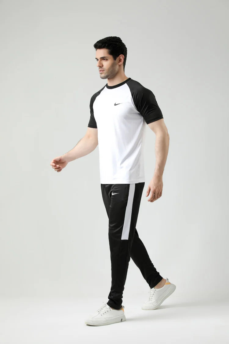 Nik drifit White Tracksuit - Summer