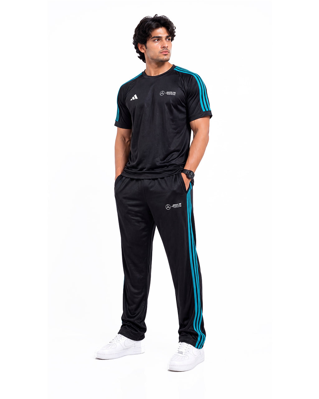 Adi AMG Black S26 Tracksuit-Summer