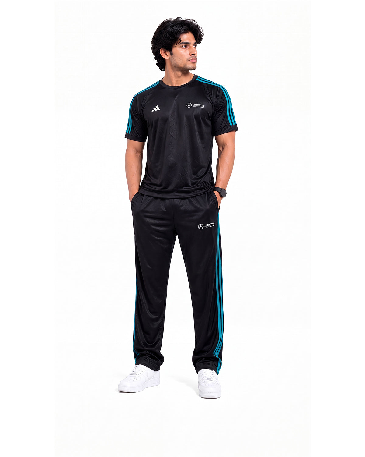 Adi AMG Black S26 Tracksuit-Summer