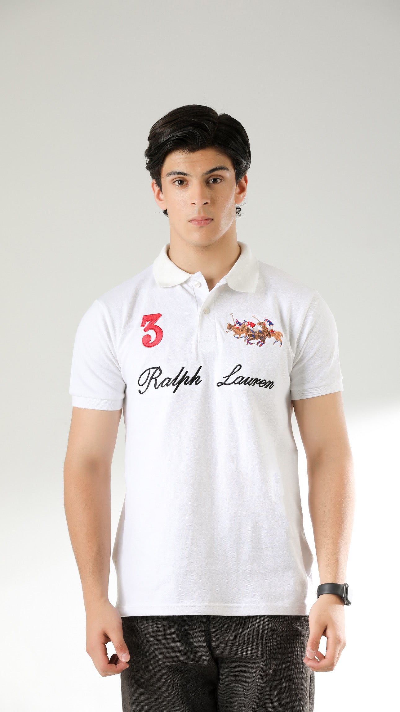 RL 3 Premium Polo White