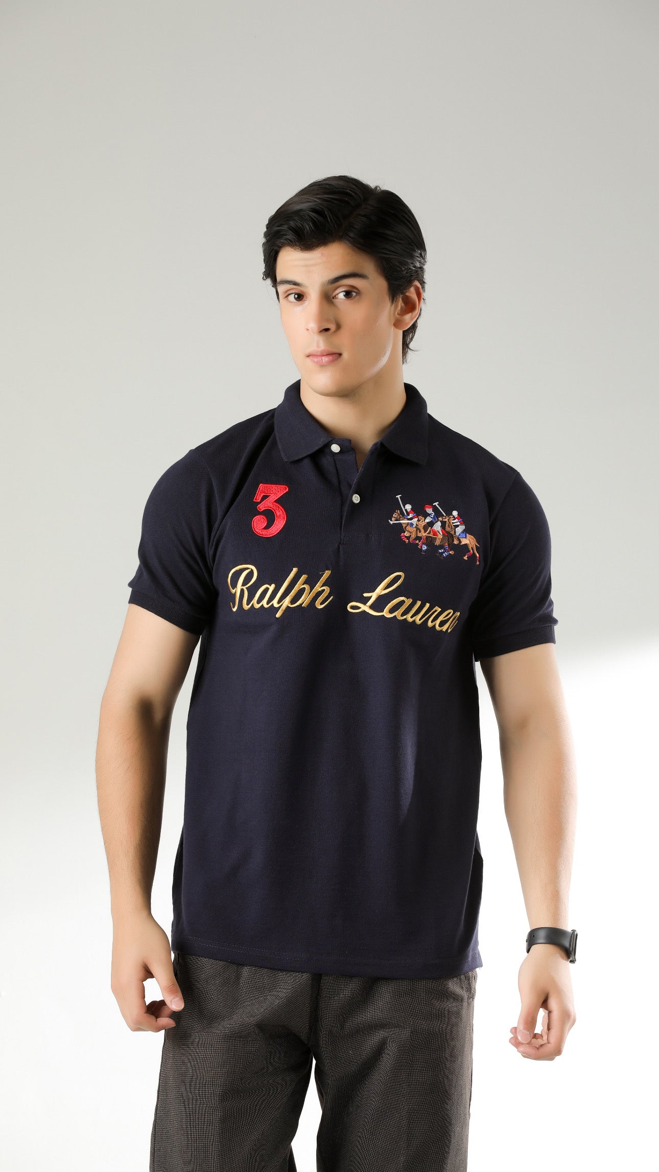 RL 3 Premium Polo Navy