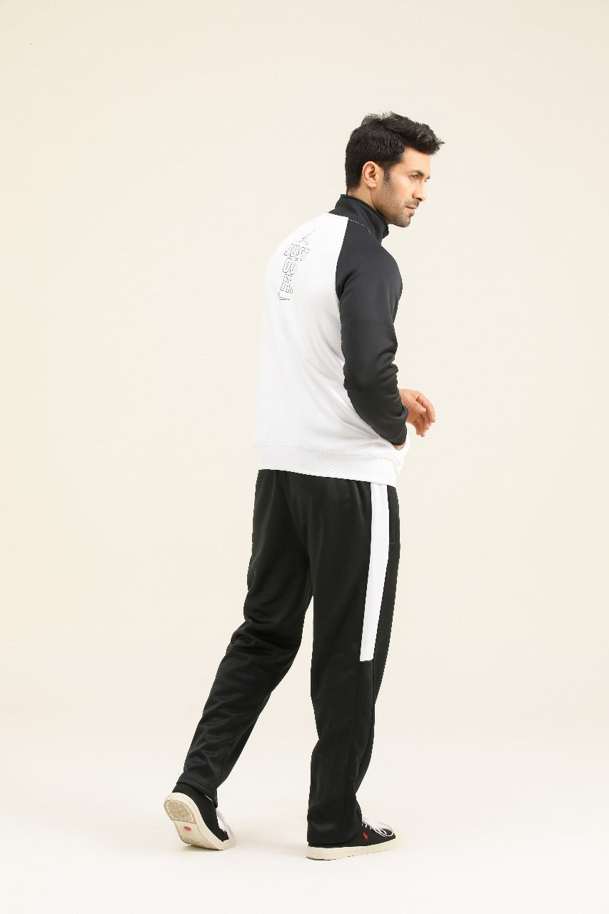 Nik Premium Tracksuit-White-N