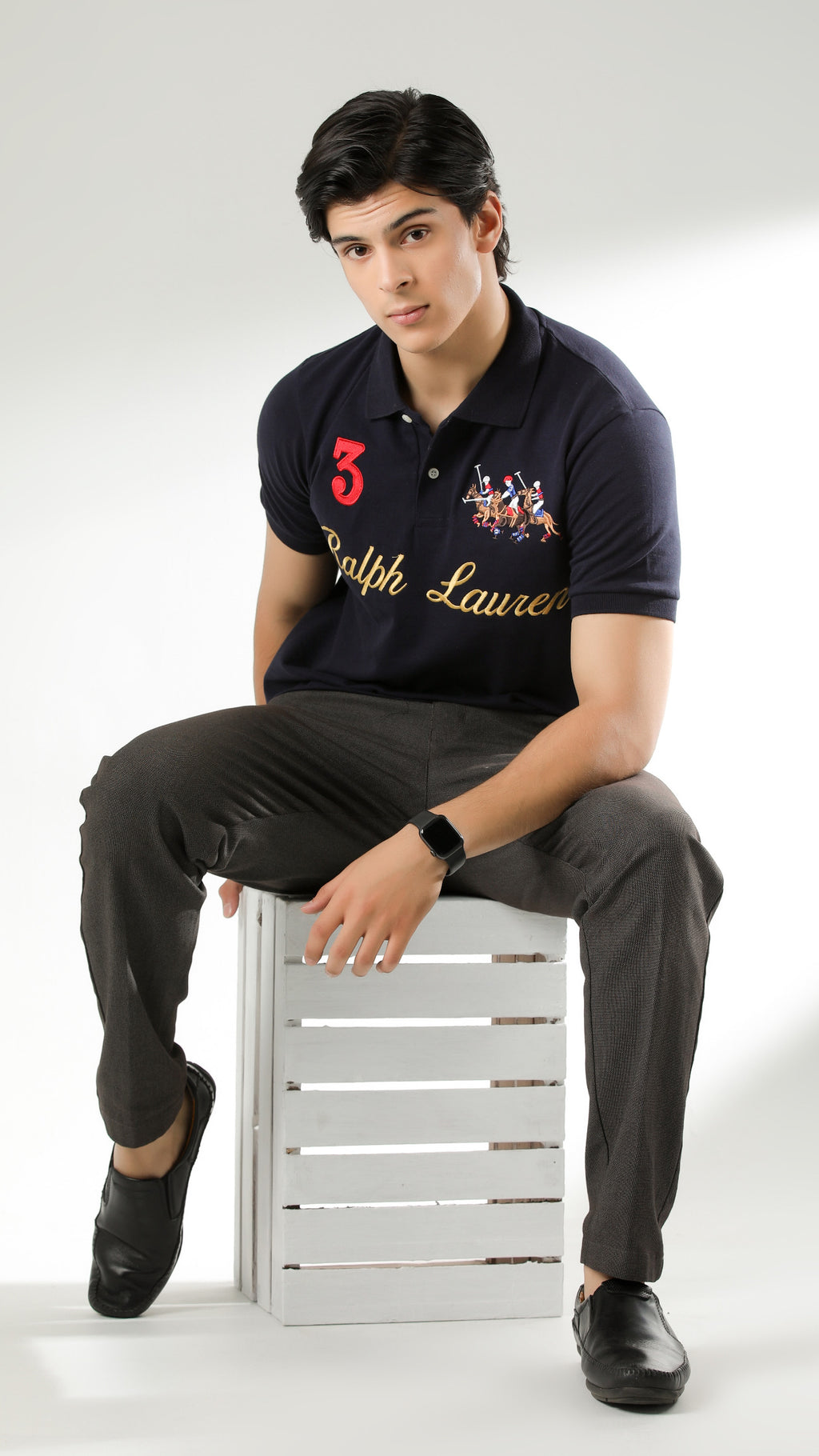 RL 3 Premium Polo Navy
