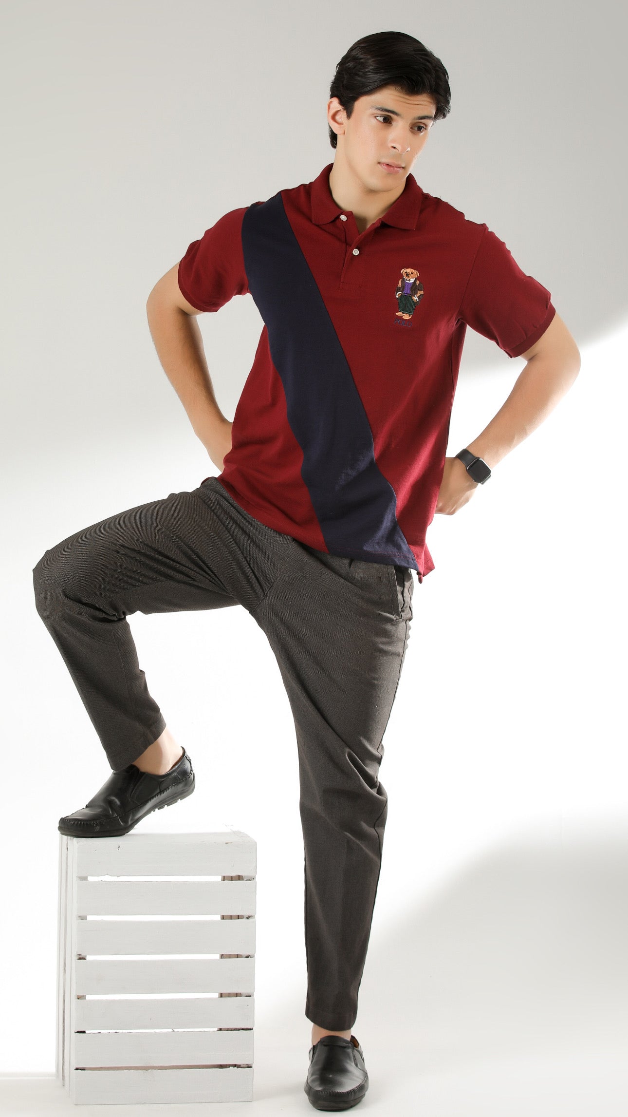 RL Bear Premium Polo / Mehroon