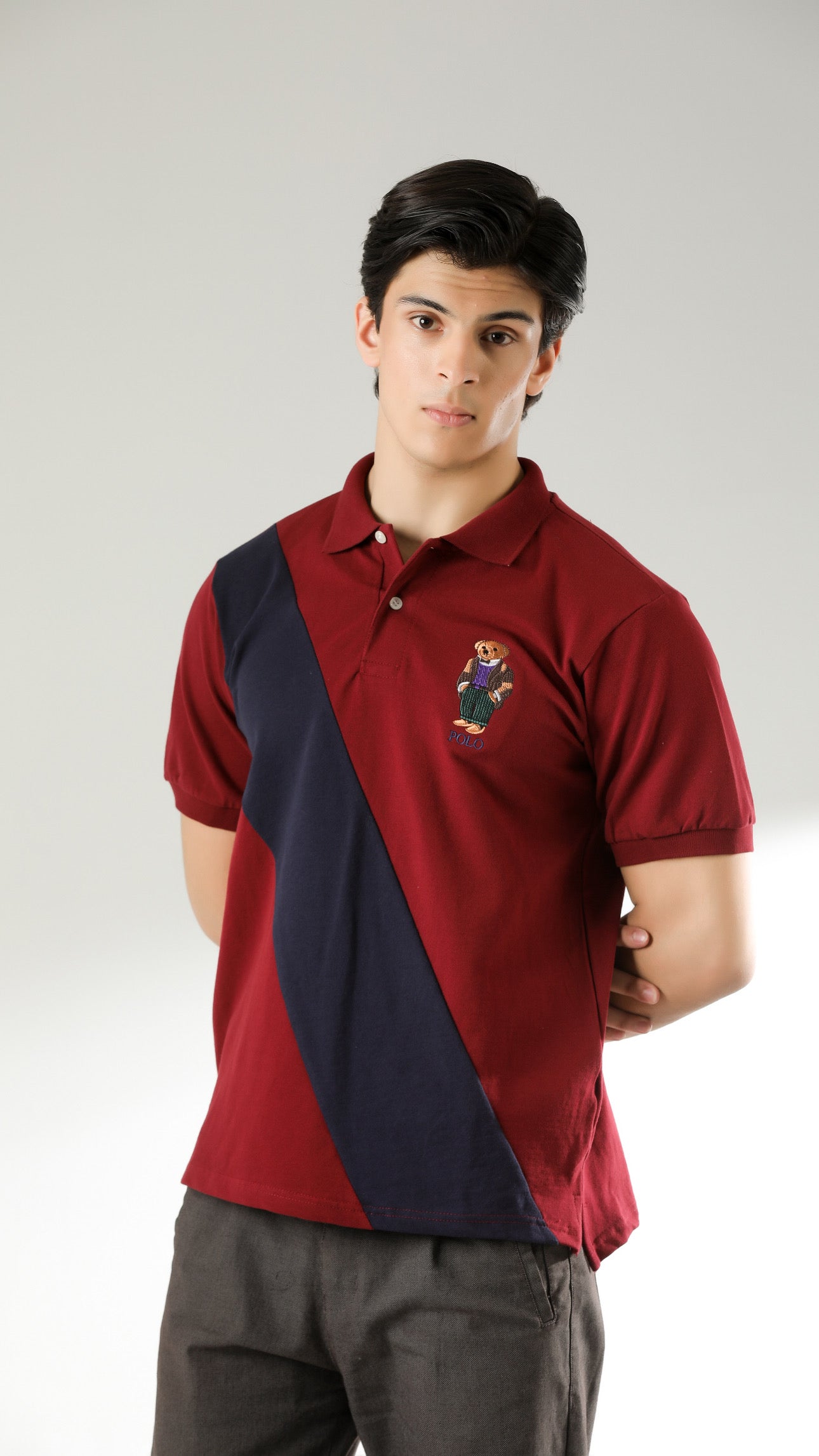 RL Bear Premium Polo / Mehroon