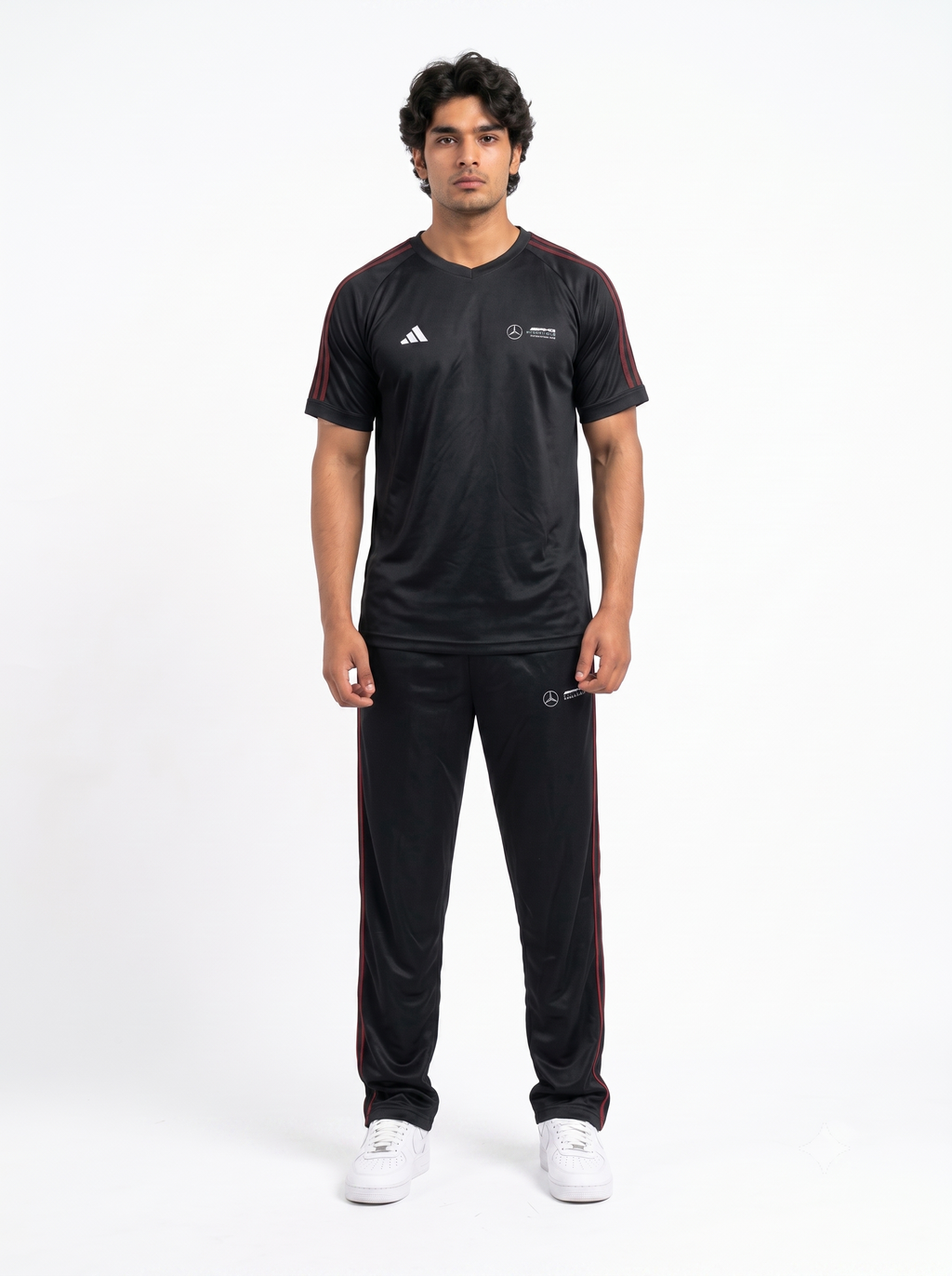 Adi AMG Black Mehroon S26 Tracksuit-Summer