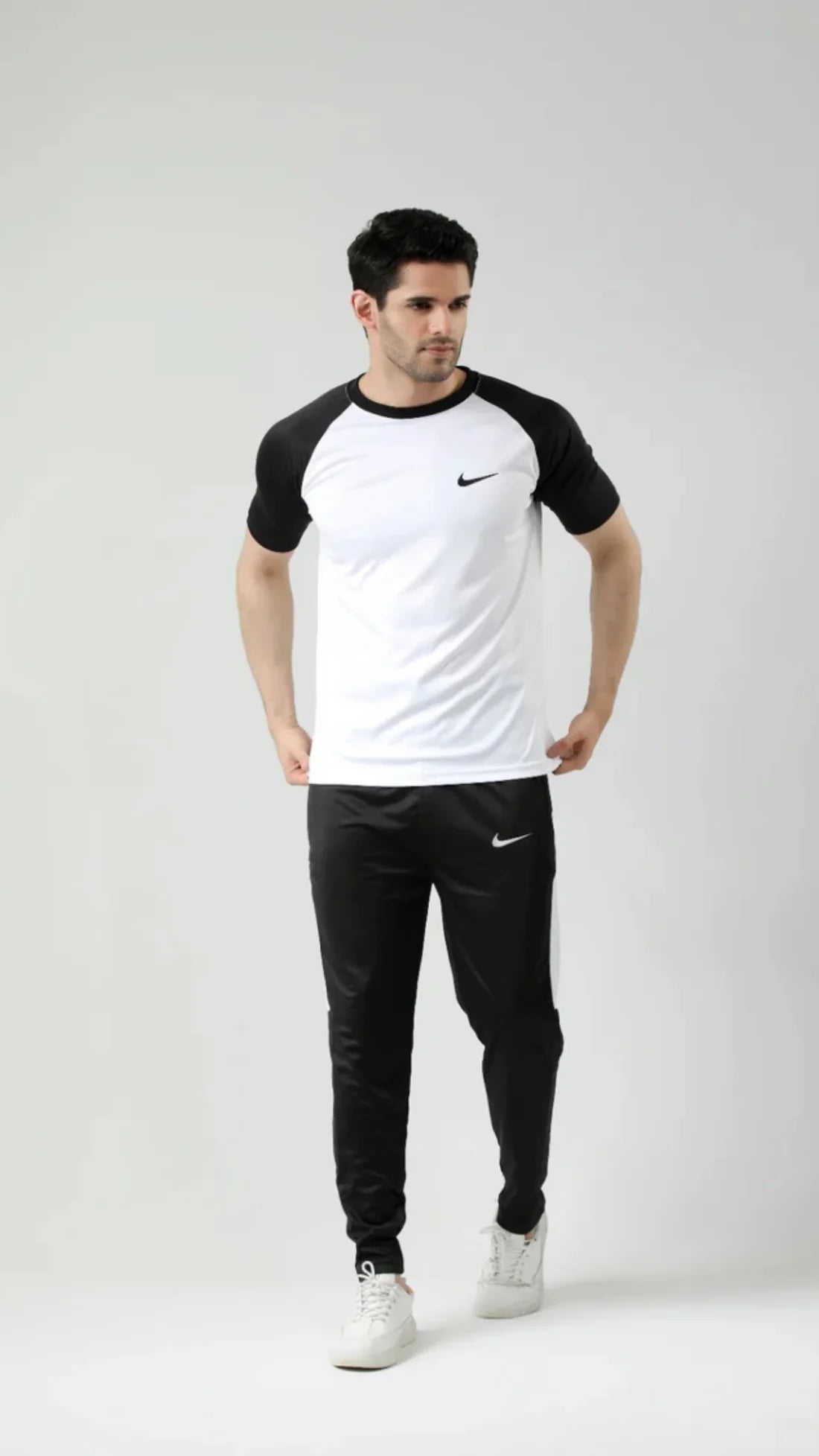 Nik drifit White Tracksuit - Summer