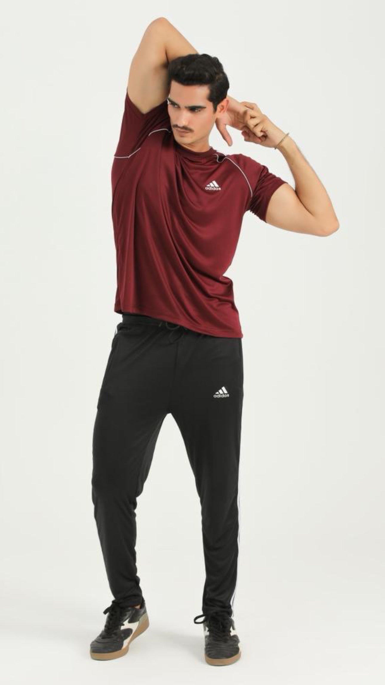 Adi Tri-liner Mehroon-N-Summer Tracksuit