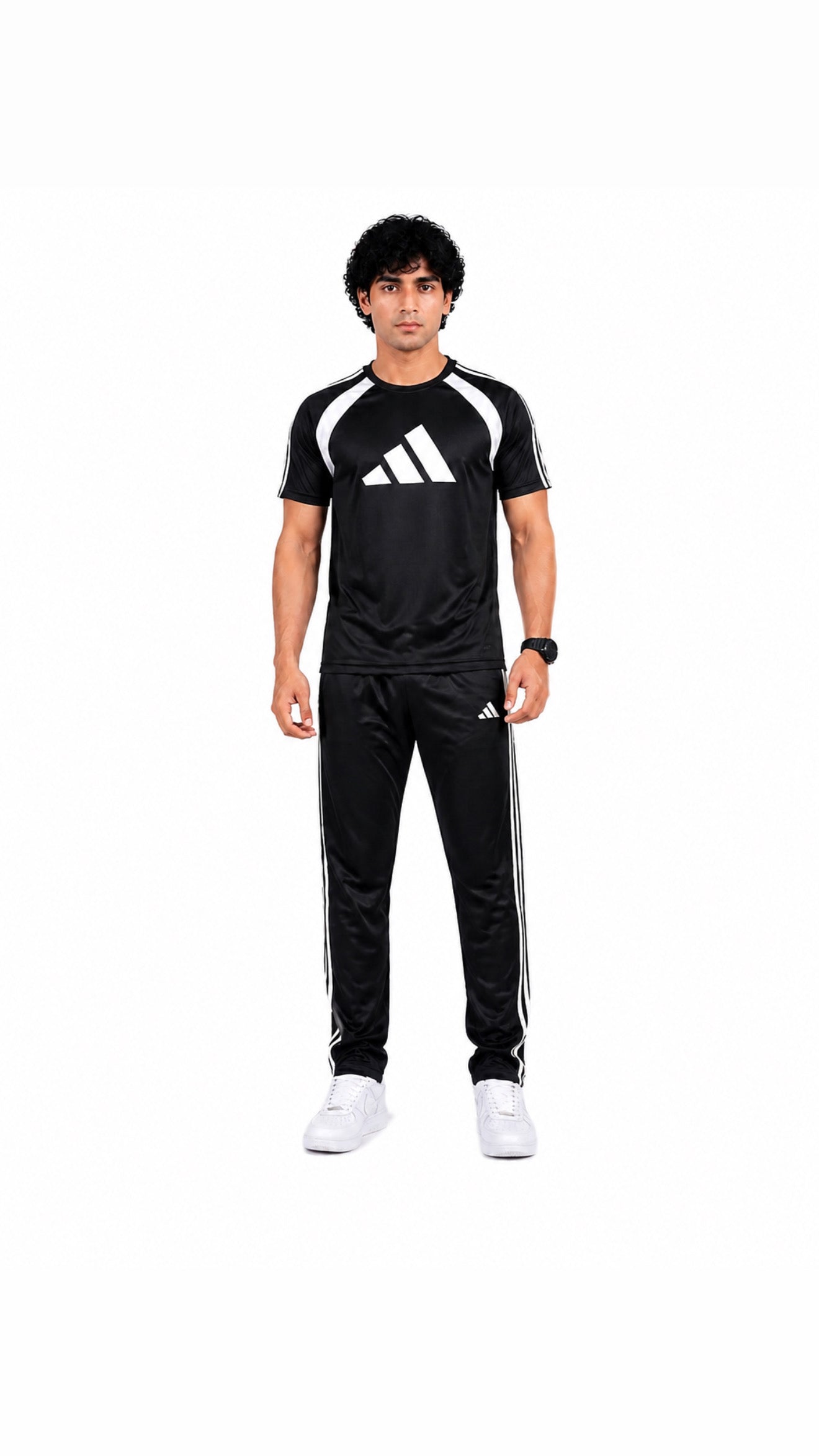 Adi Big Black White S26 Tracksuit-Summer