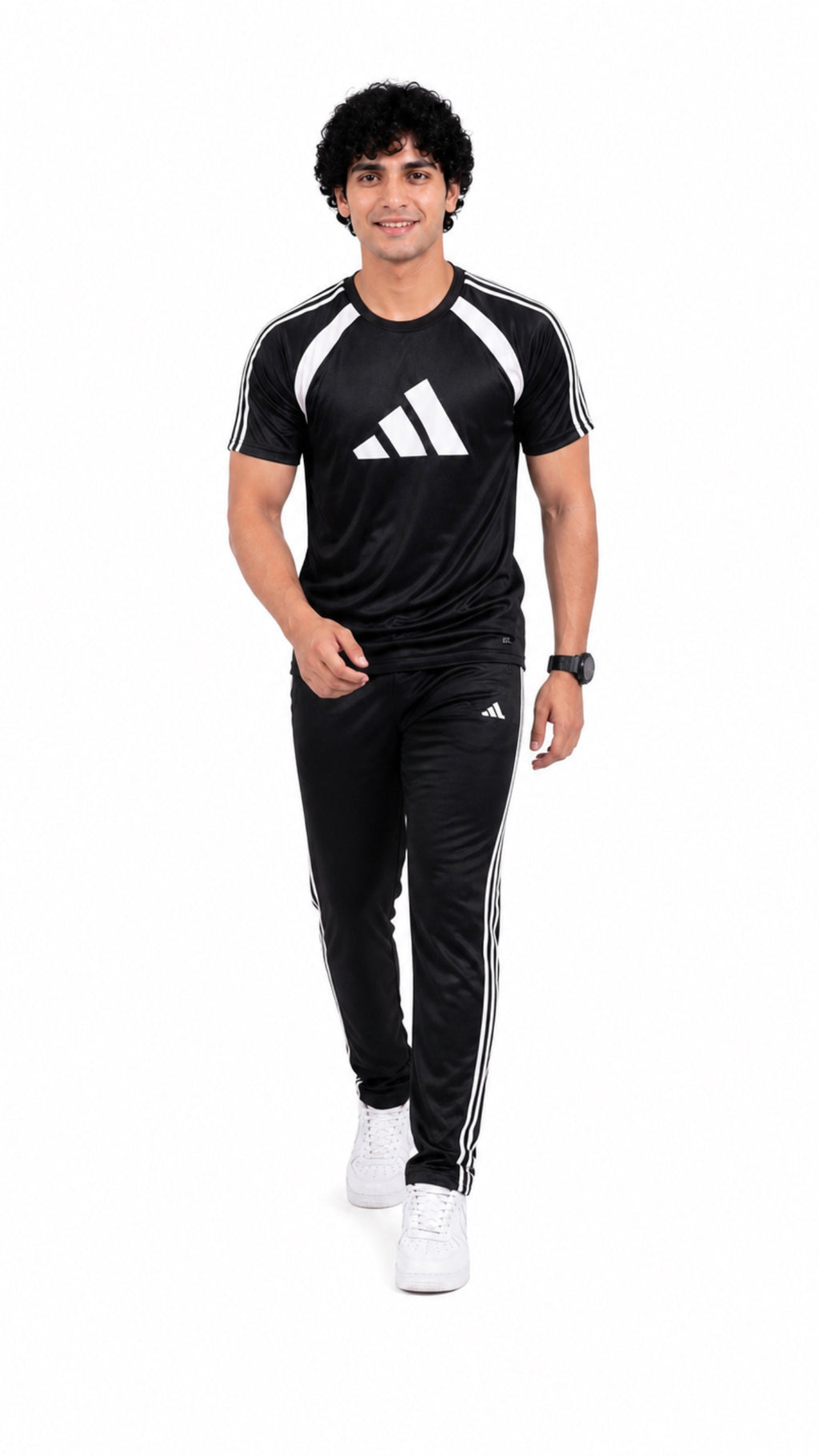 Adi Big Black White S26 Tracksuit-Summer