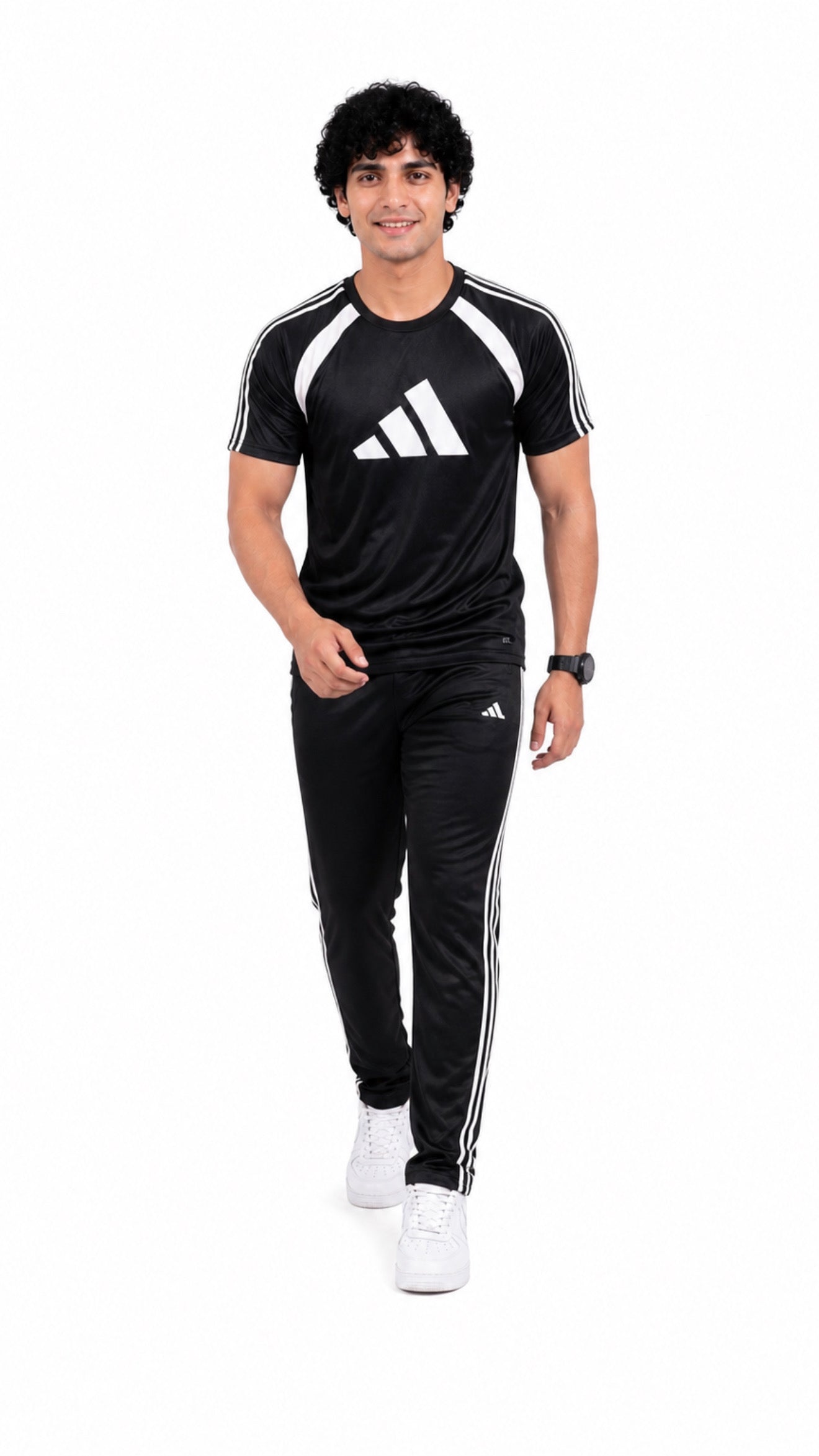 Adi Big Black White S26 Tracksuit-Summer