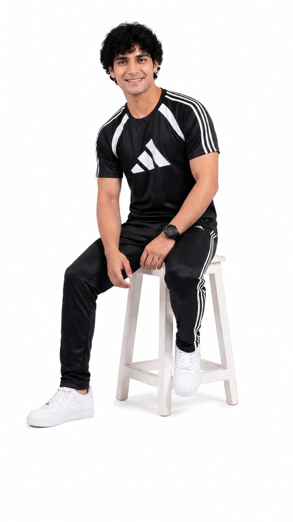 Adi Big Black White S26 Tracksuit-Summer