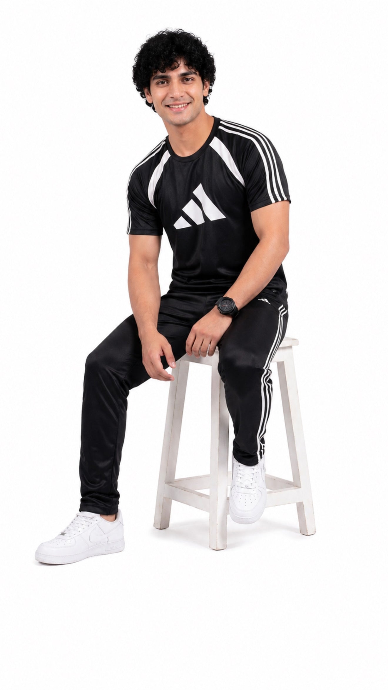 Adi Big Black White S26 Tracksuit-Summer