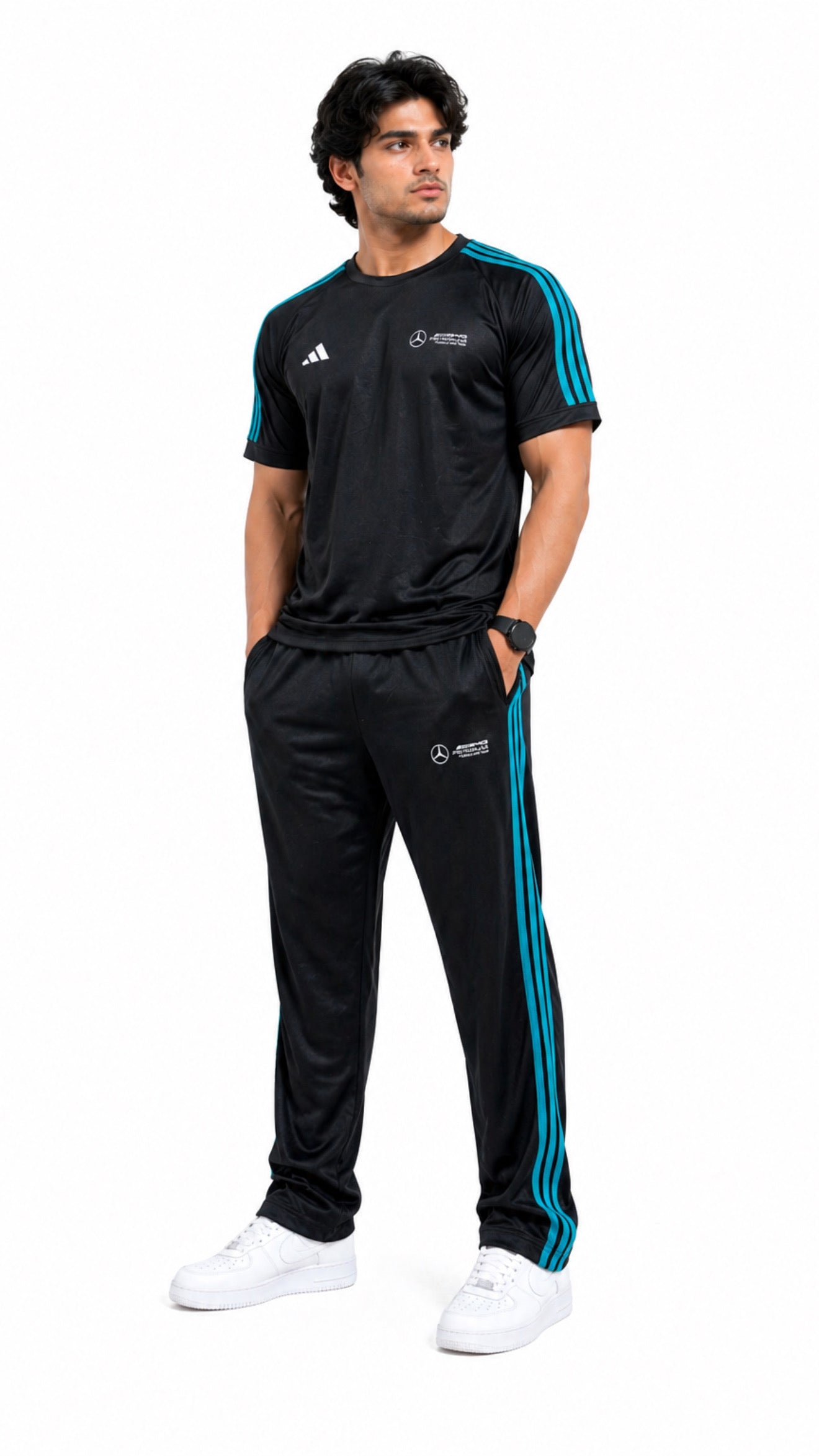 Adi AMG Black S26 Tracksuit-Summer