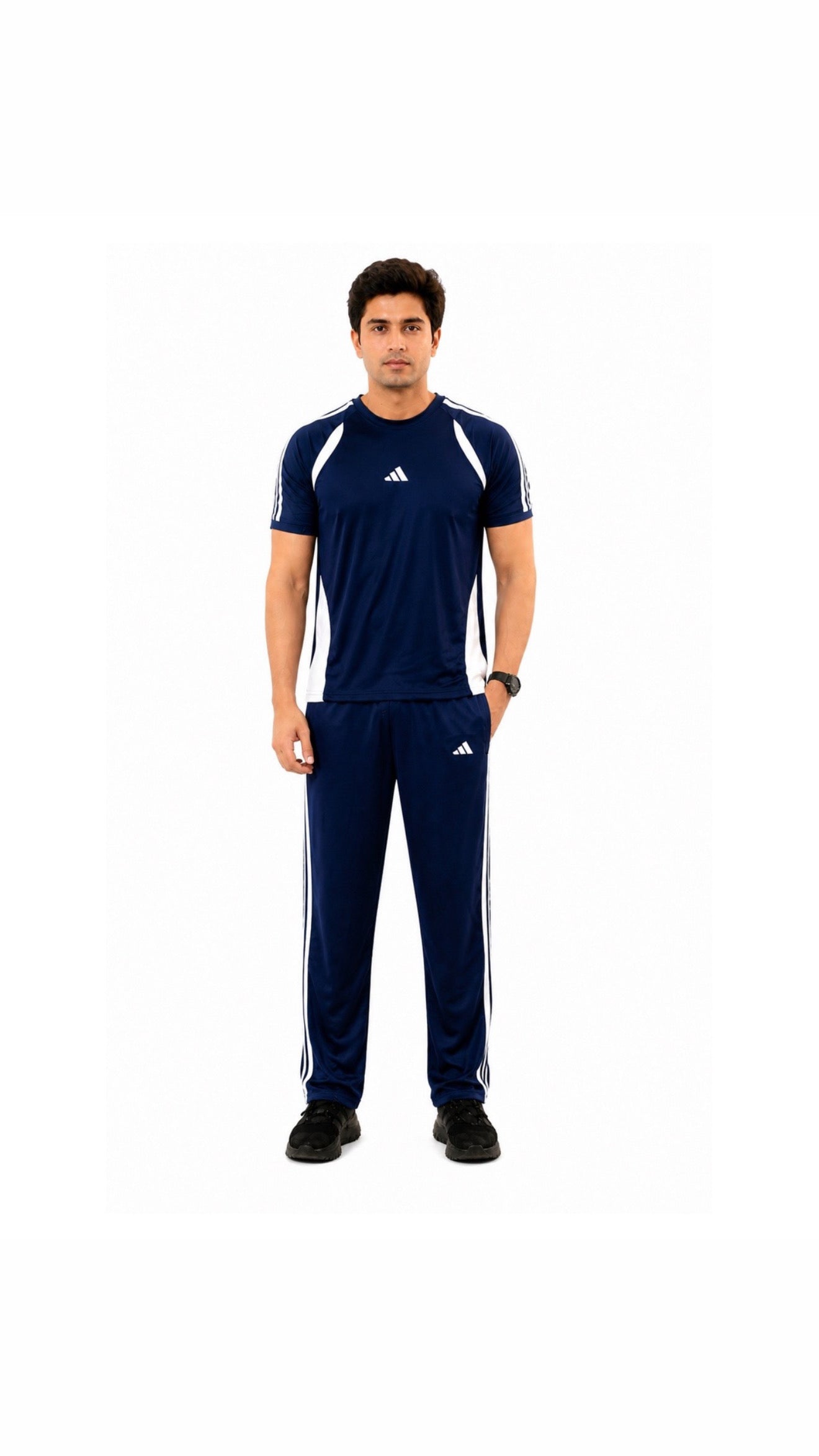 Adi Navy White S26 Tracksuit-Summer