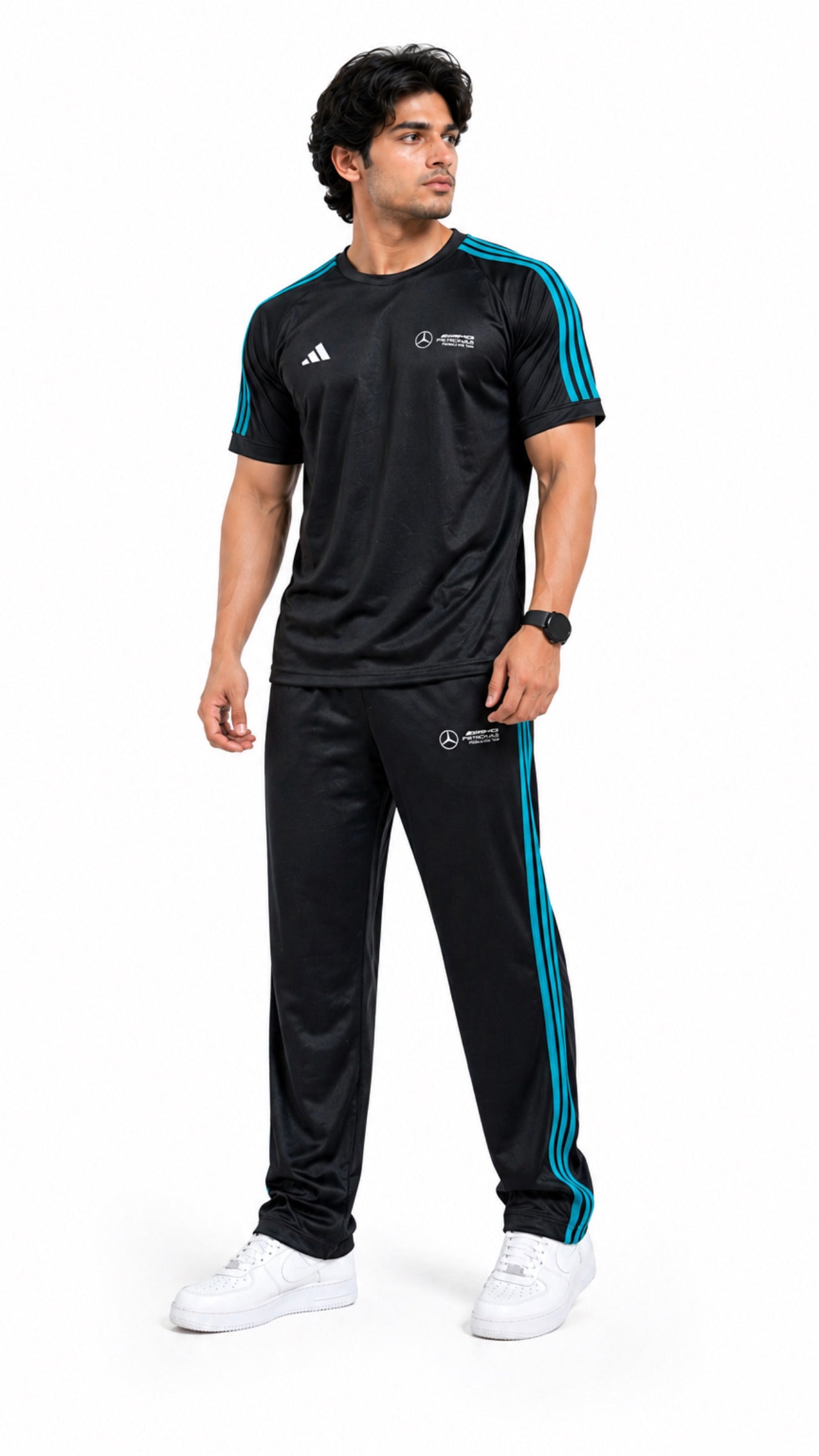 Adi AMG Black S26 Tracksuit-Summer