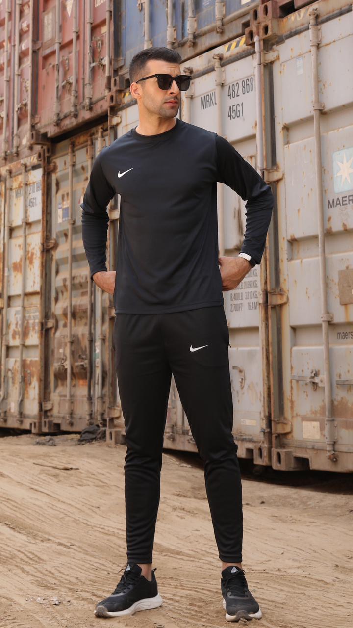 Nik Exclusive Black - Full Sleeves Tracksuit - Summer