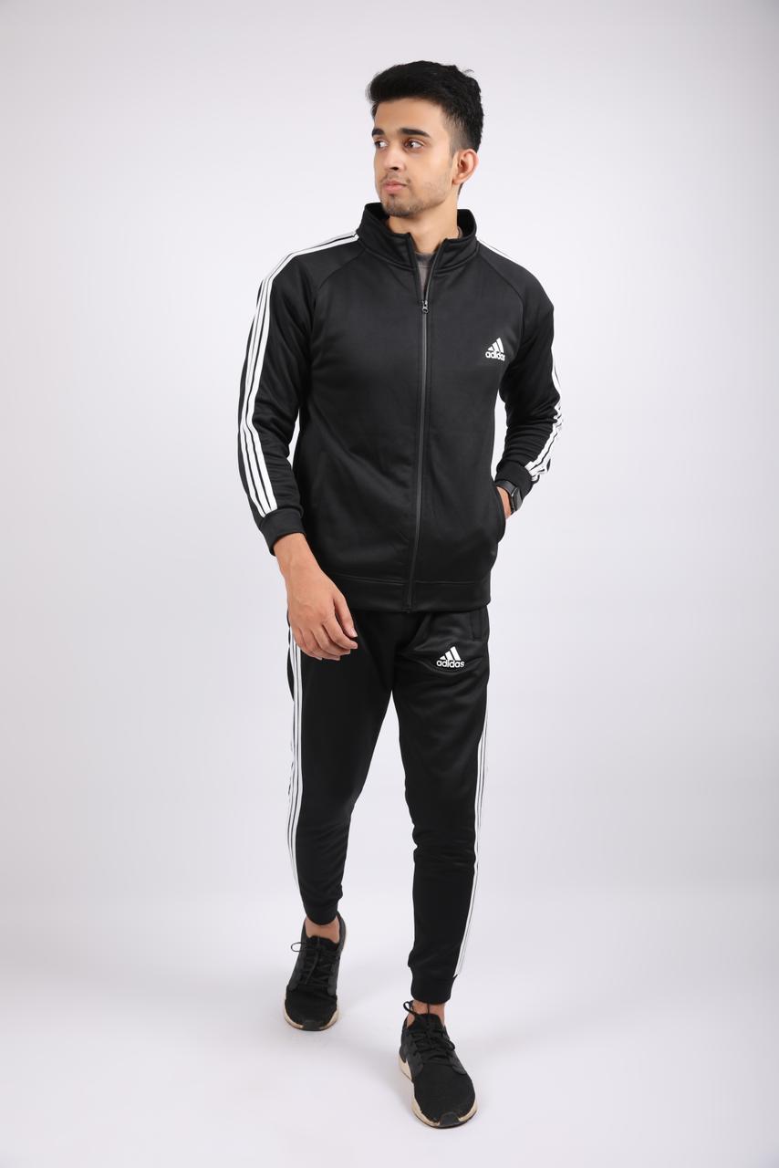 Adi Premium Tracksuit - Black
