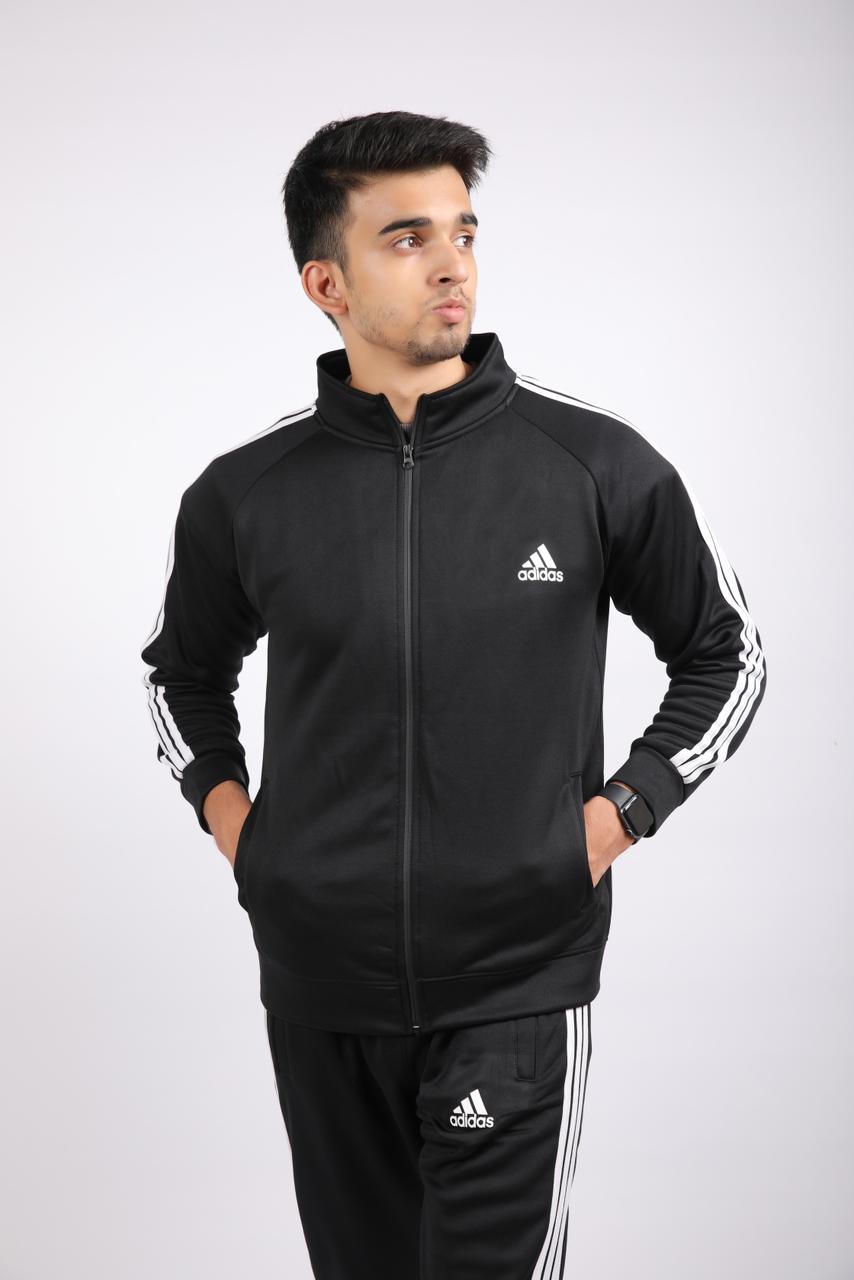 Adi Premium Tracksuit - Black