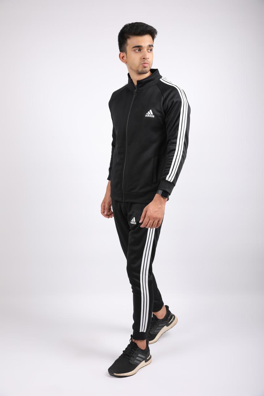 Adi Premium Tracksuit - Black