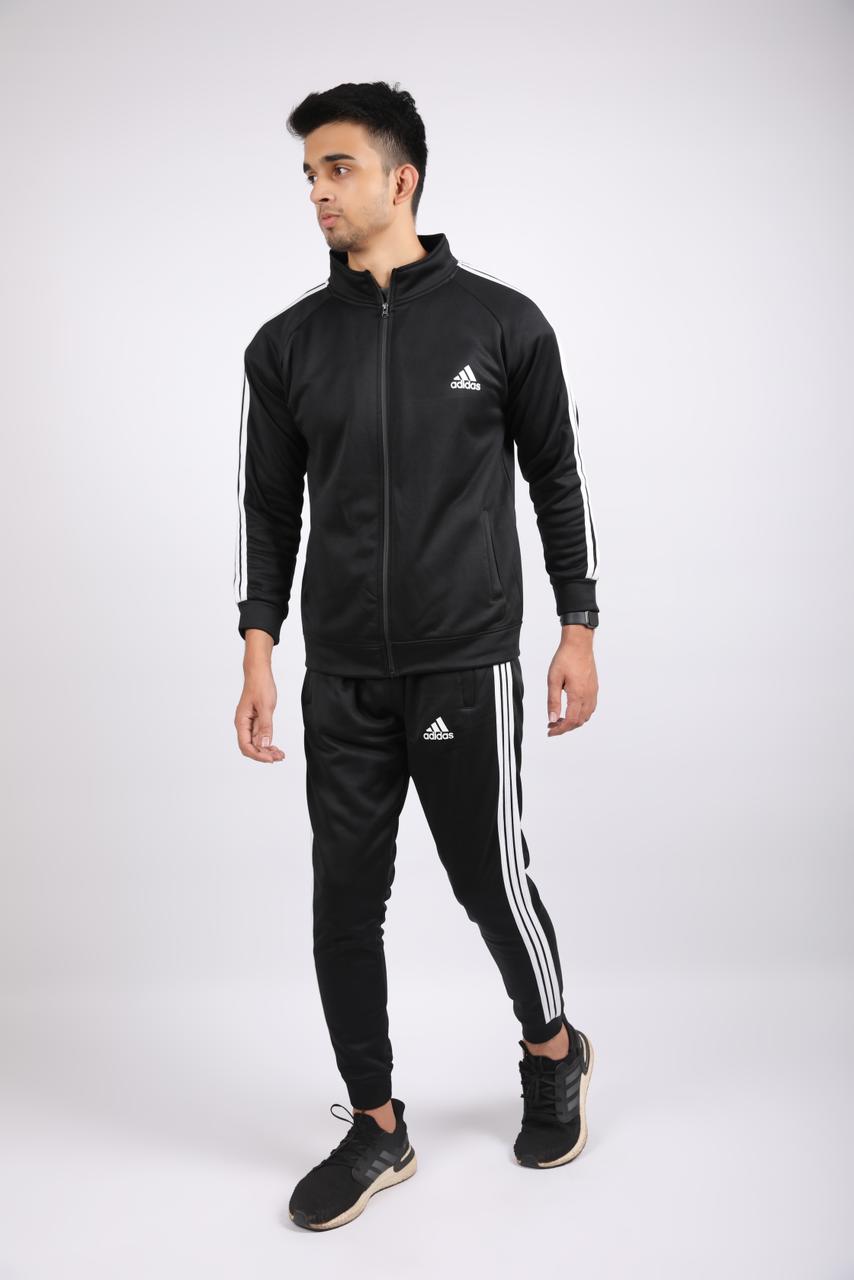Adi Premium Tracksuit - Black