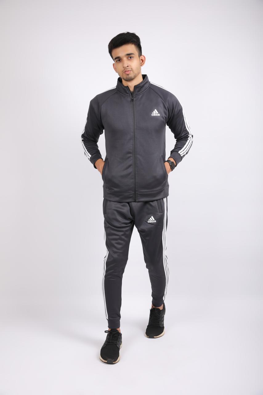 Adi Premium Tracksuit - Grey