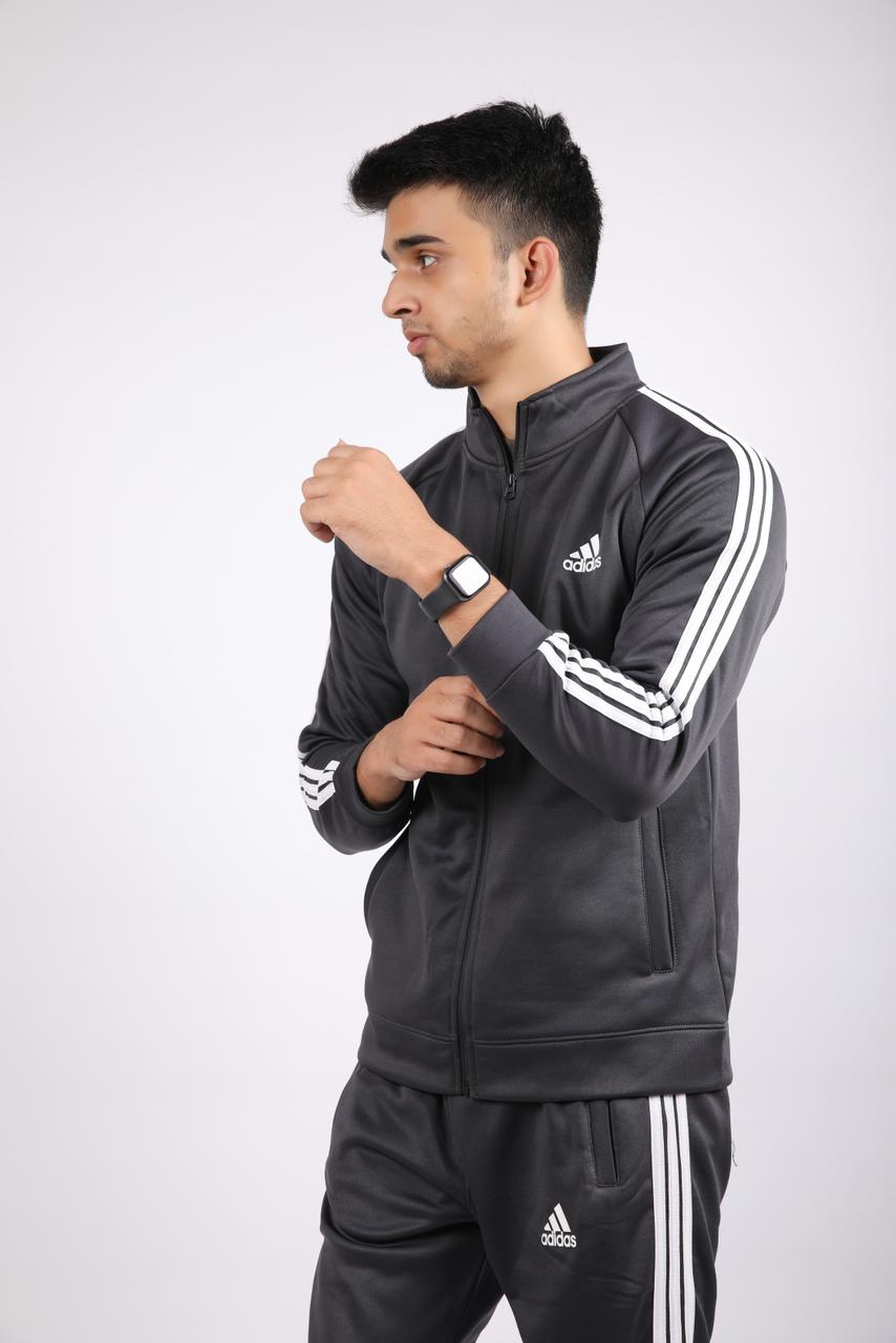 Adi Premium Tracksuit - Grey