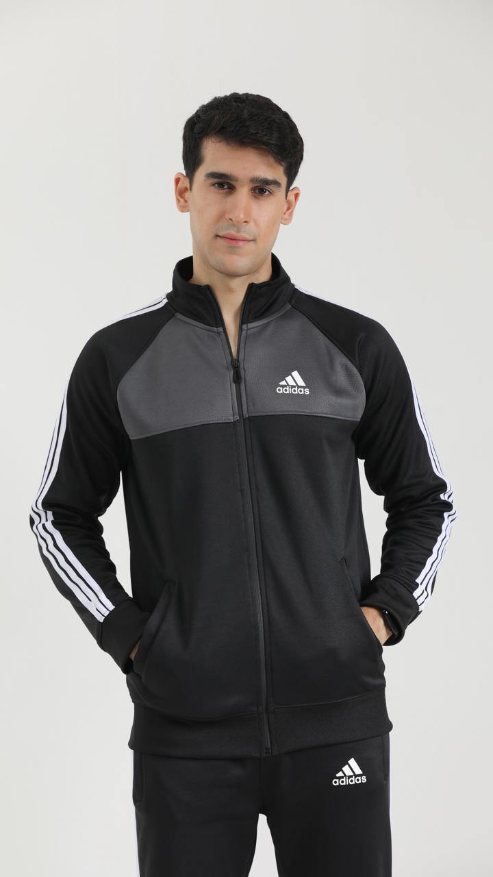 Adi Imported Tracksuit - Black Grey