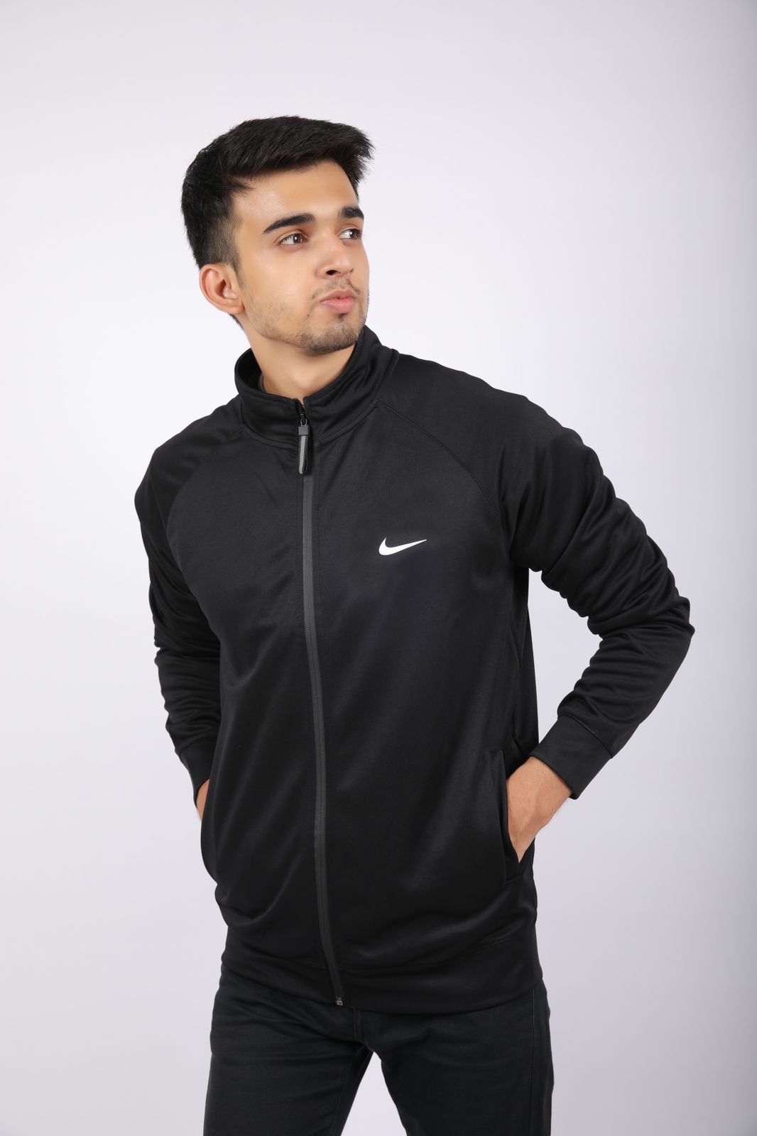 Nik Black Track Jacket