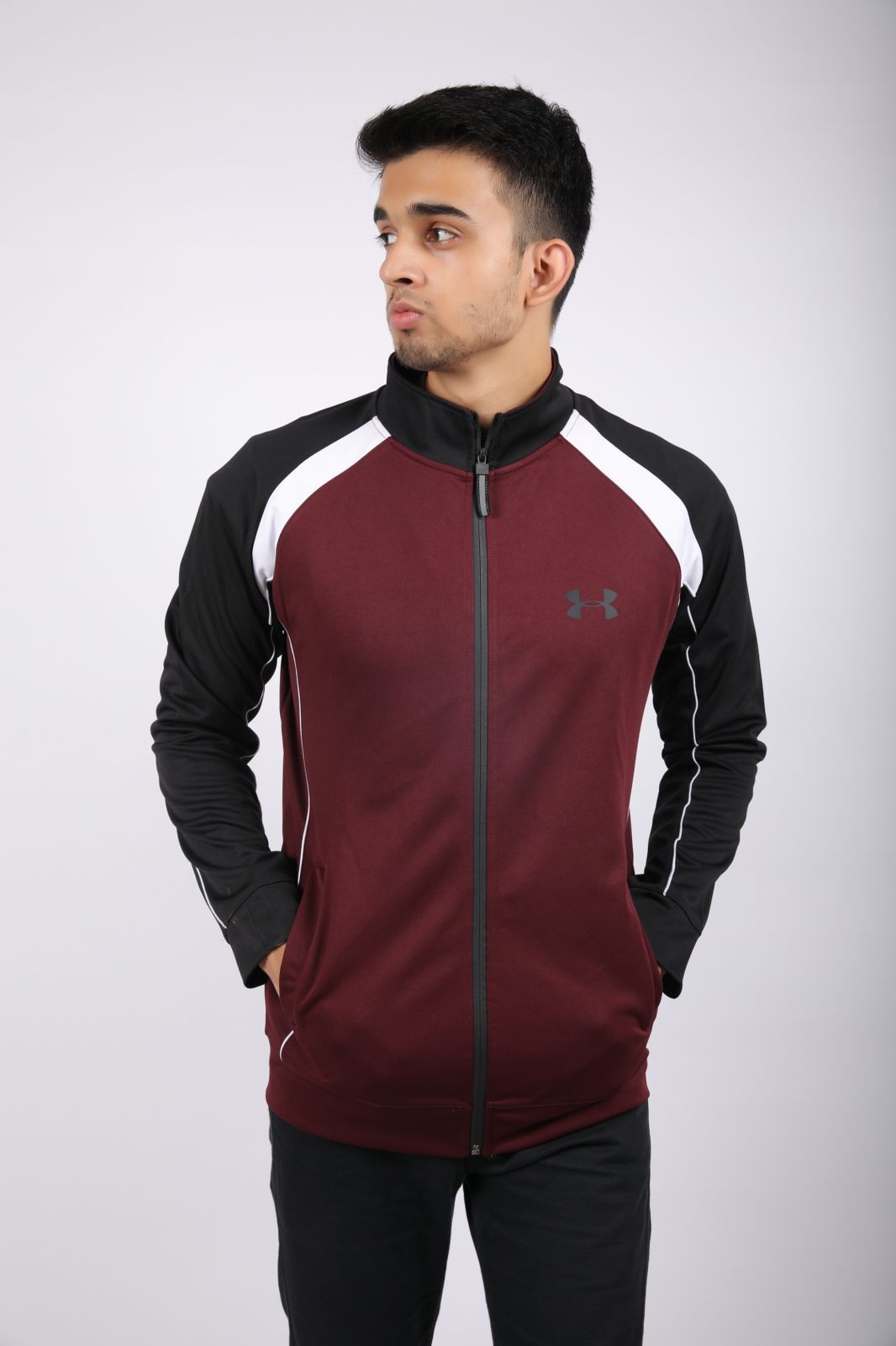 UA Mehroon Track Jacket