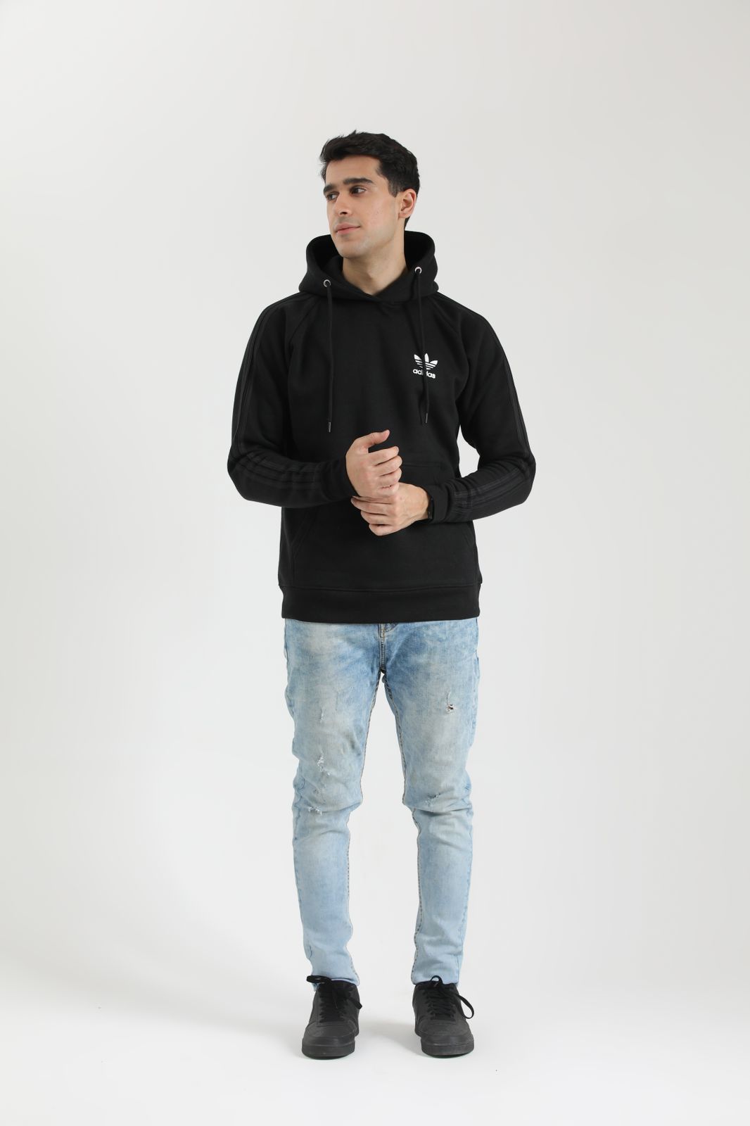 Adi Exclusive Triliner Hoodie - Black