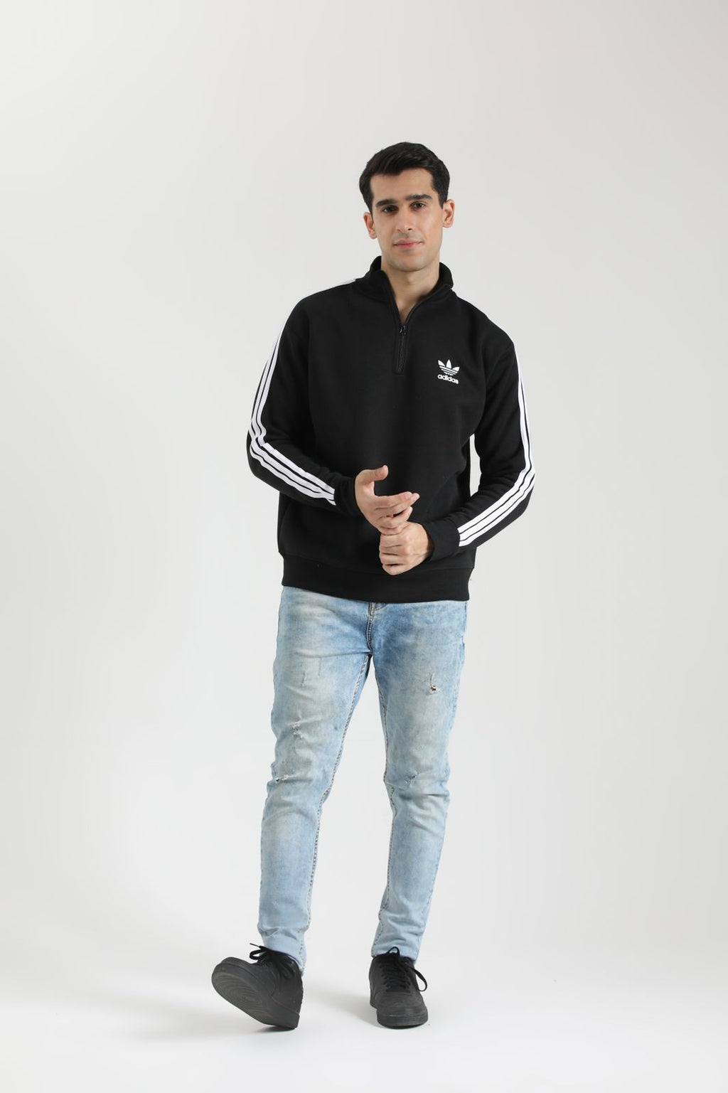 Adi Exclusive Funnel Neck - Black