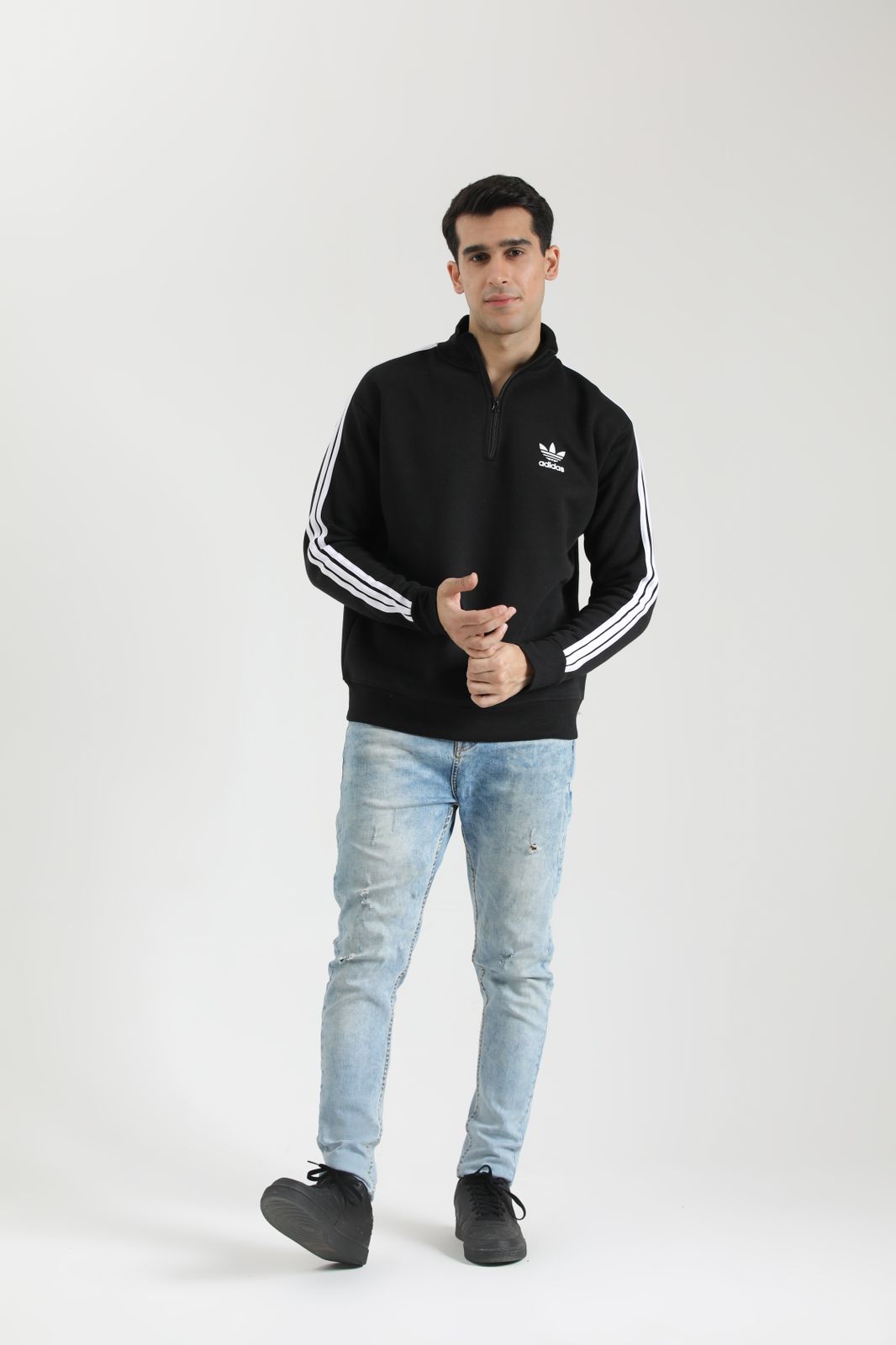Adi Exclusive Funnel Neck - Black