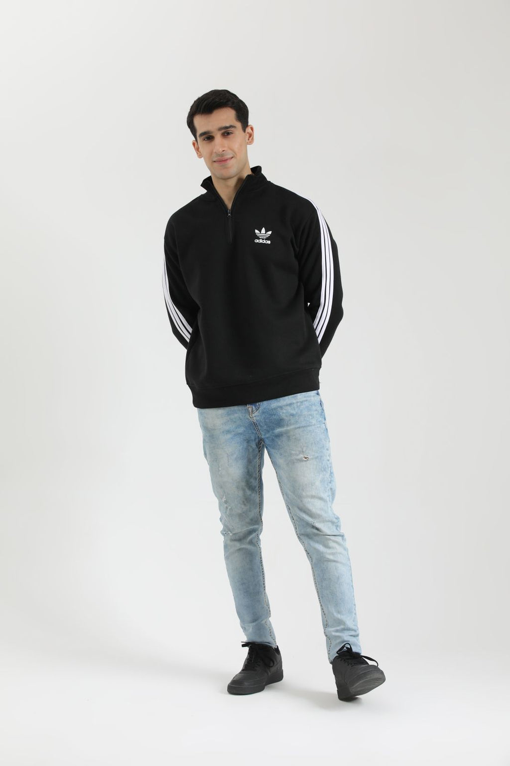 Adi Exclusive Funnel Neck - Black