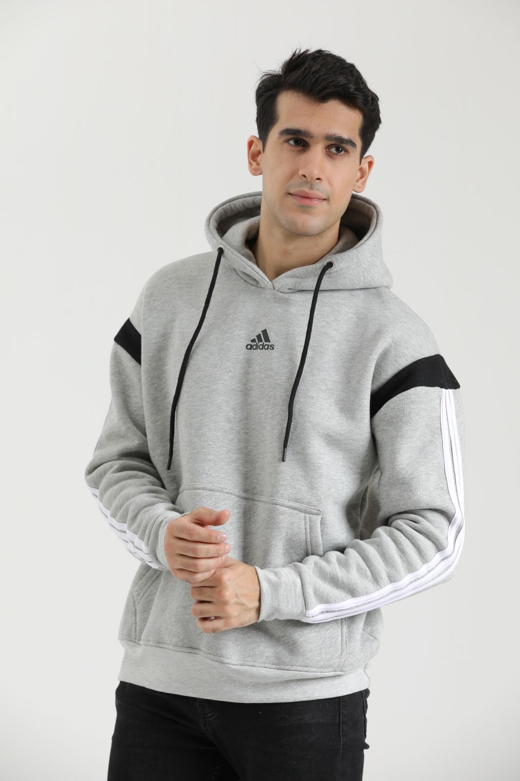 Adi Exclusive Triliner Hoodie - Grey