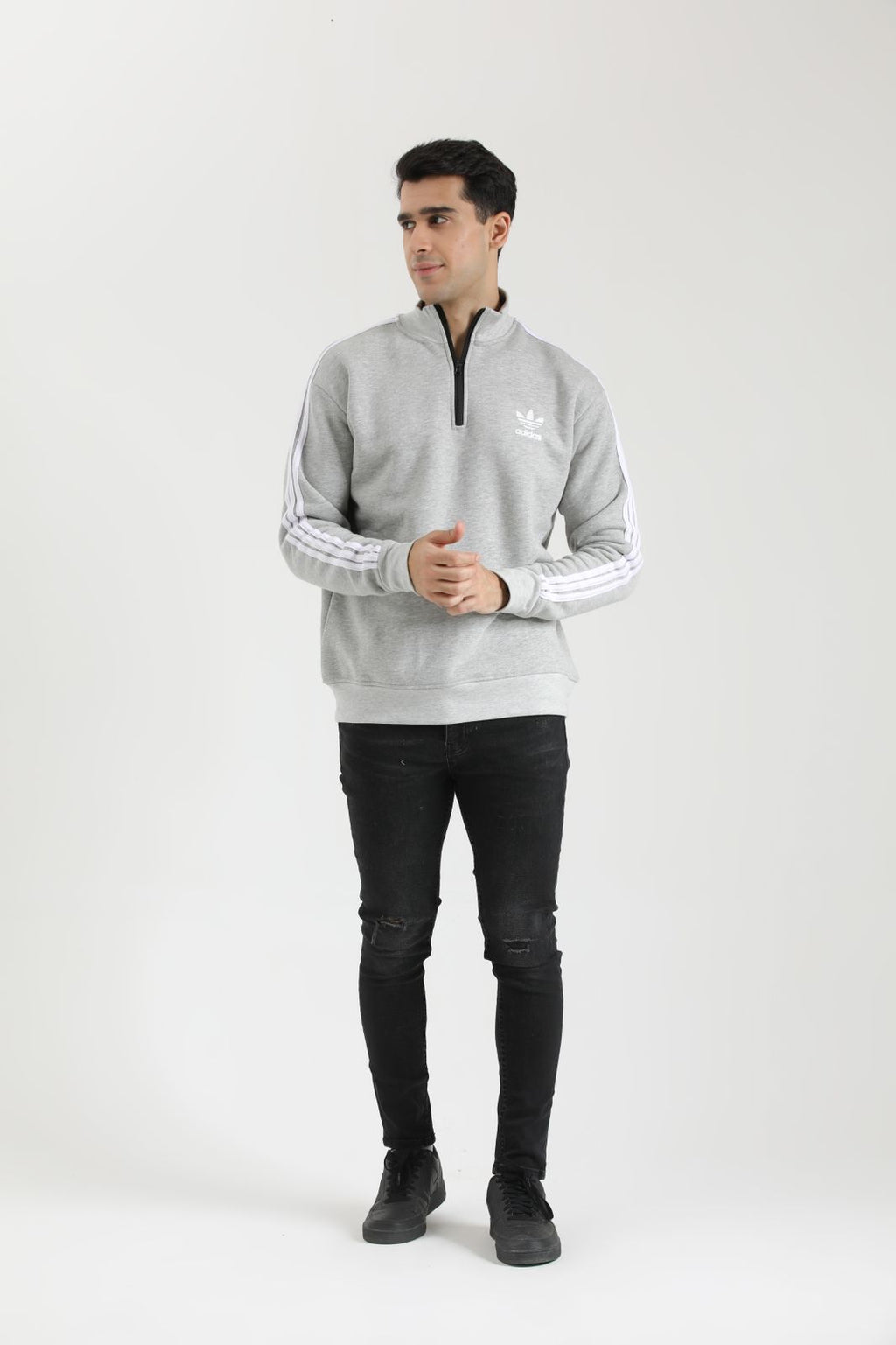 Adi Exclusive Funnel Neck - Grey