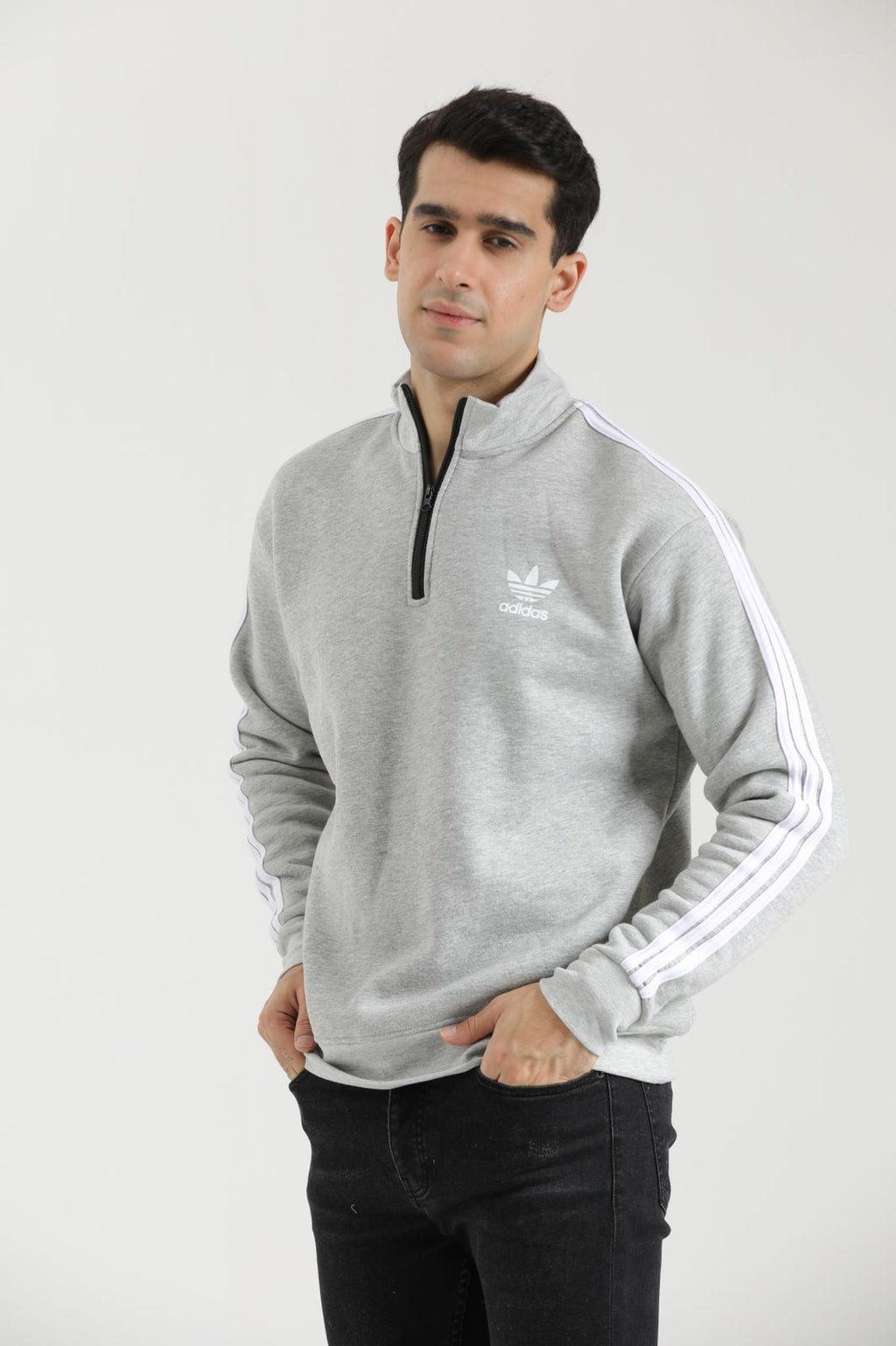 Adi Exclusive Funnel Neck - Grey