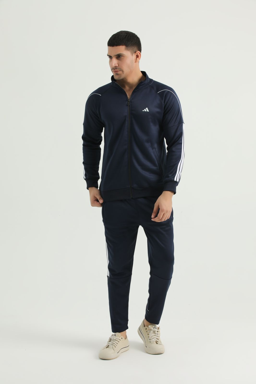 Adi imported tracksuit-Navy