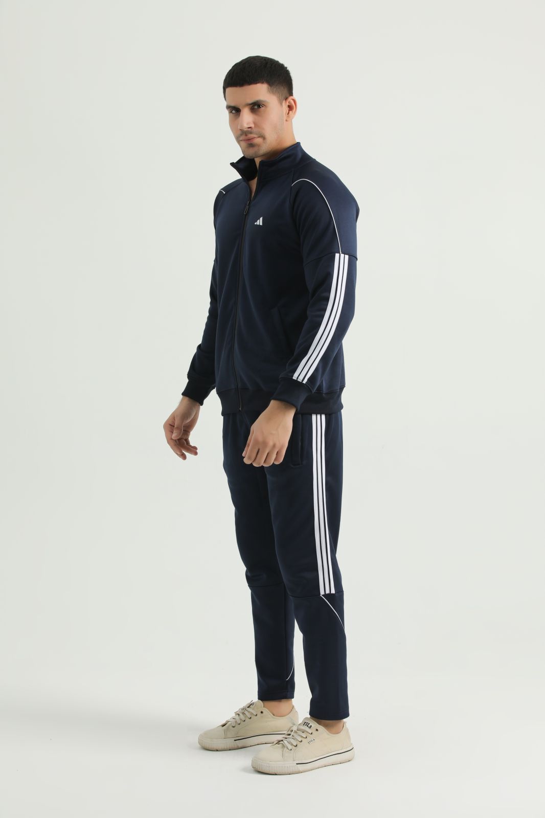 Adi imported tracksuit-Navy