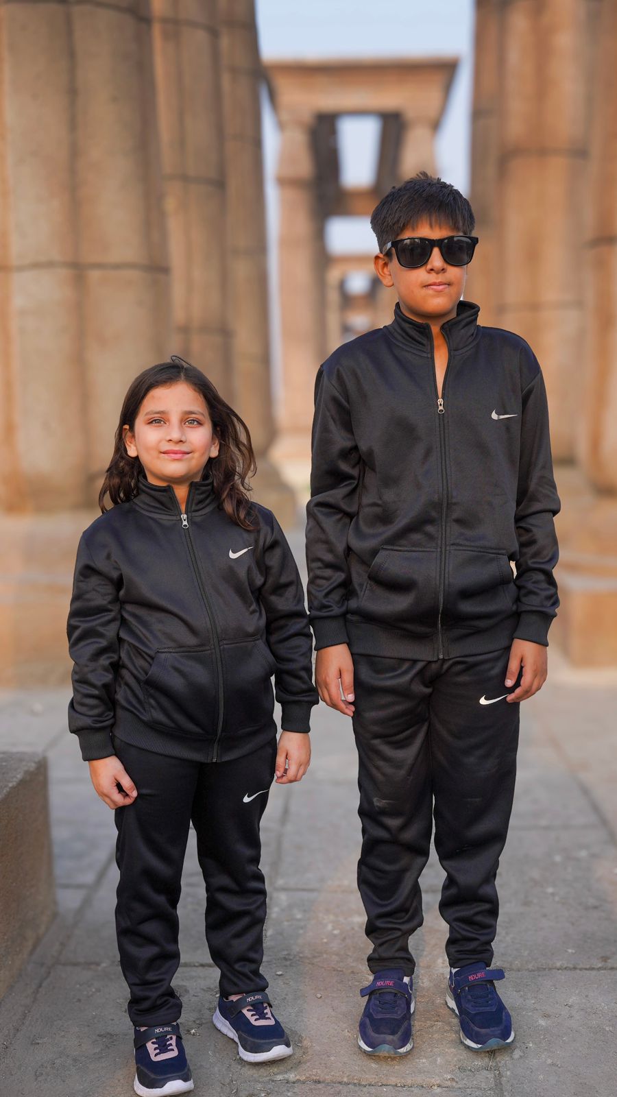 Nik Premium Tracksuit Black Kids